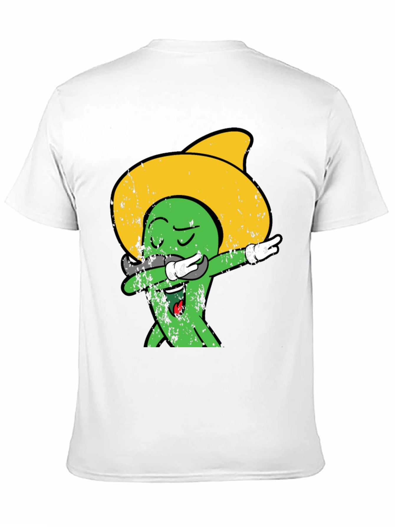 Dabbing Cactus Sombrero Graphic Tee