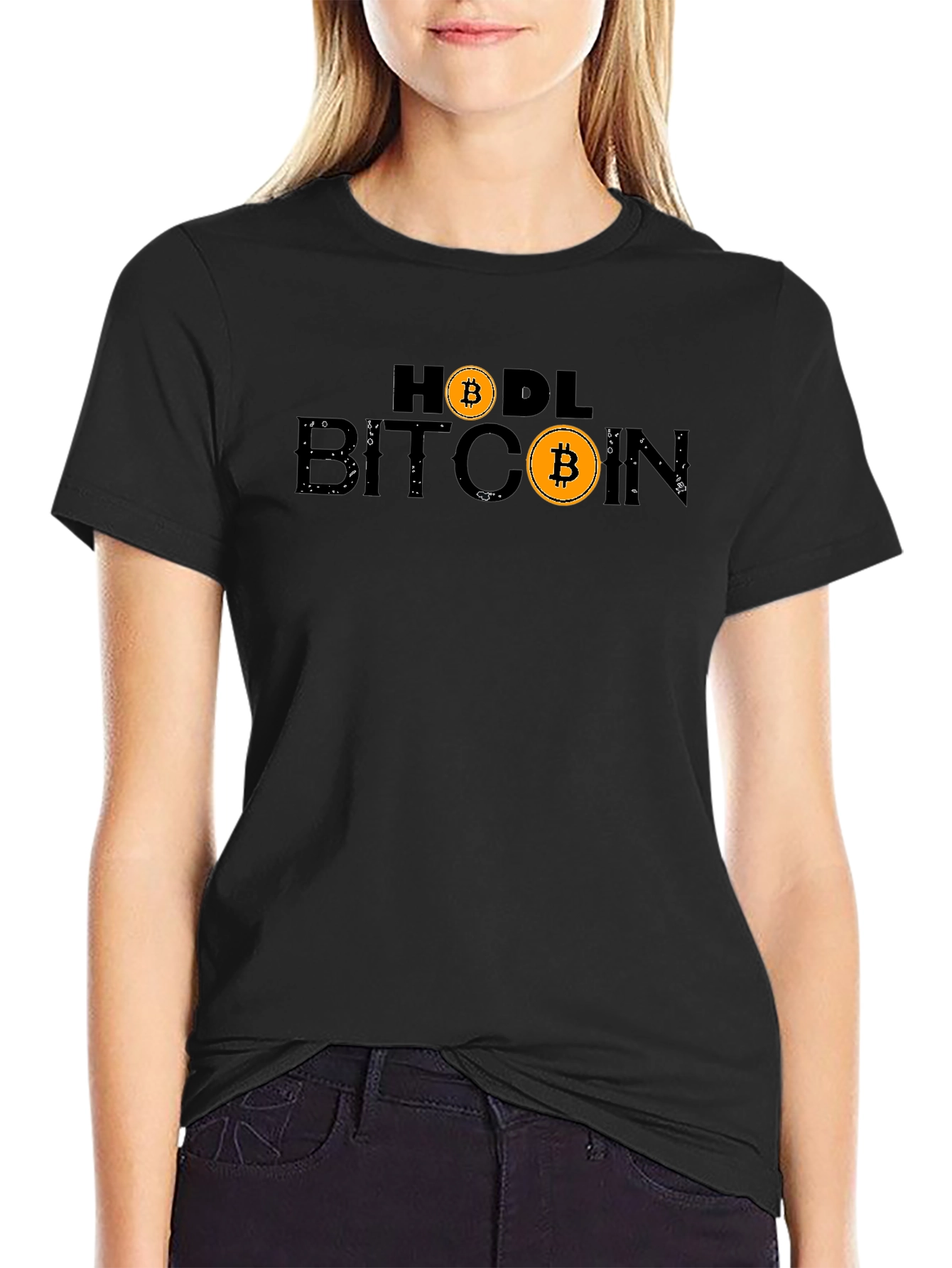 Bitcoin HODL Graphic Black T-Shirt
