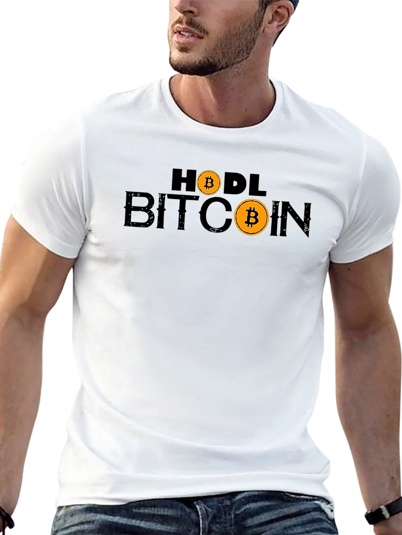 Bitcoin HODL Graphic Black T-Shirt