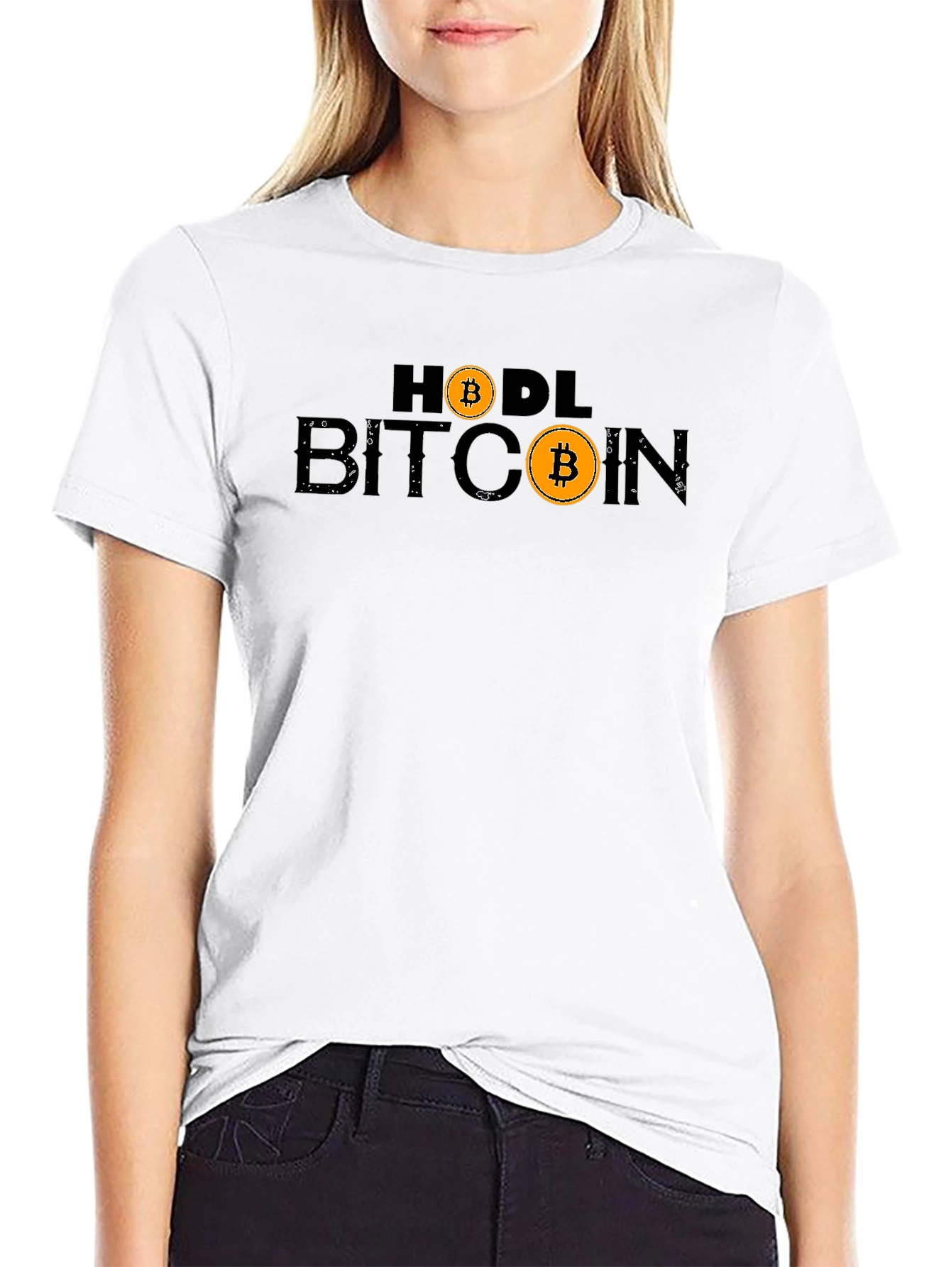 Bitcoin HODL Graphic Black T-Shirt