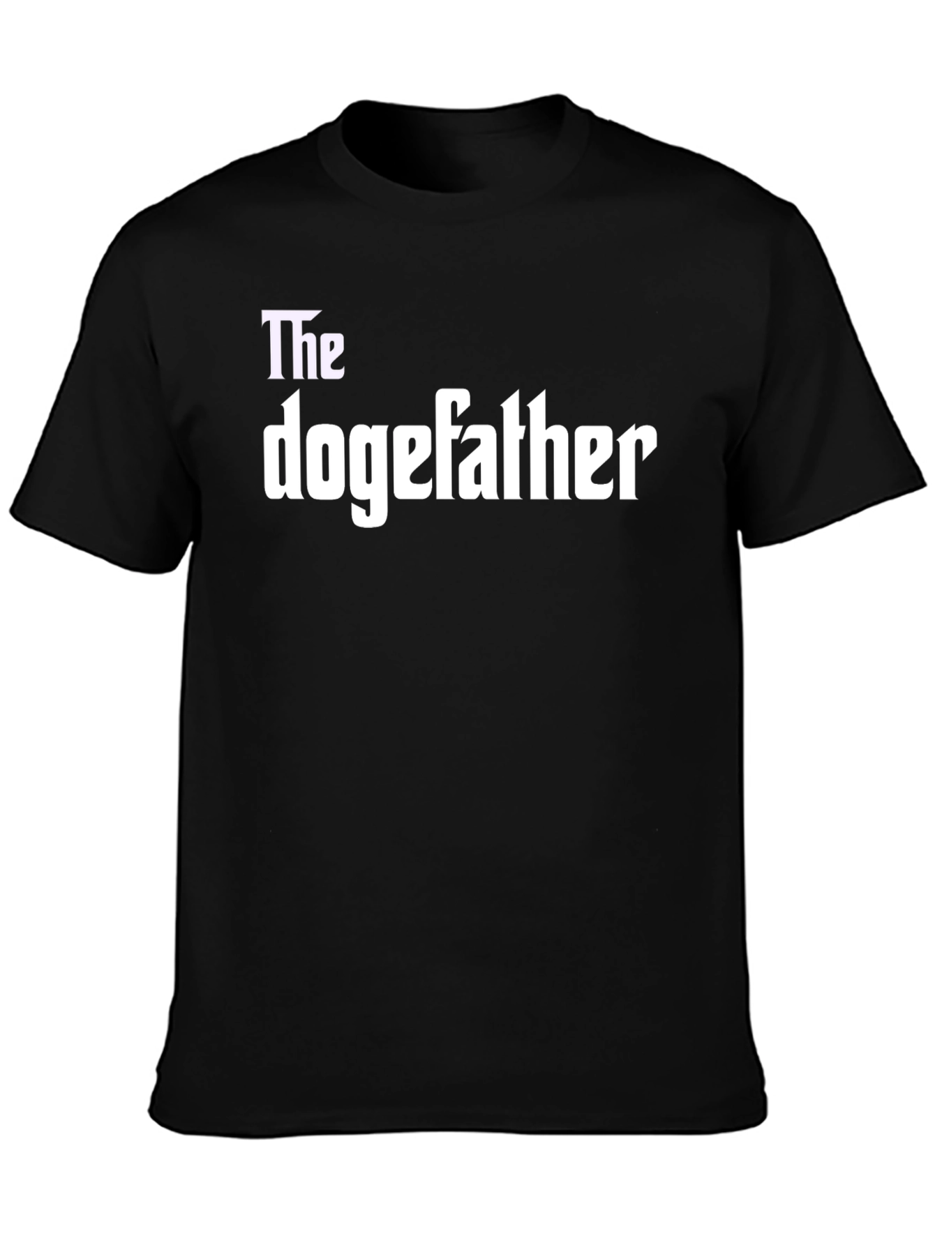 The Dogefather Black T-Shirt Novelty Graphic Tee