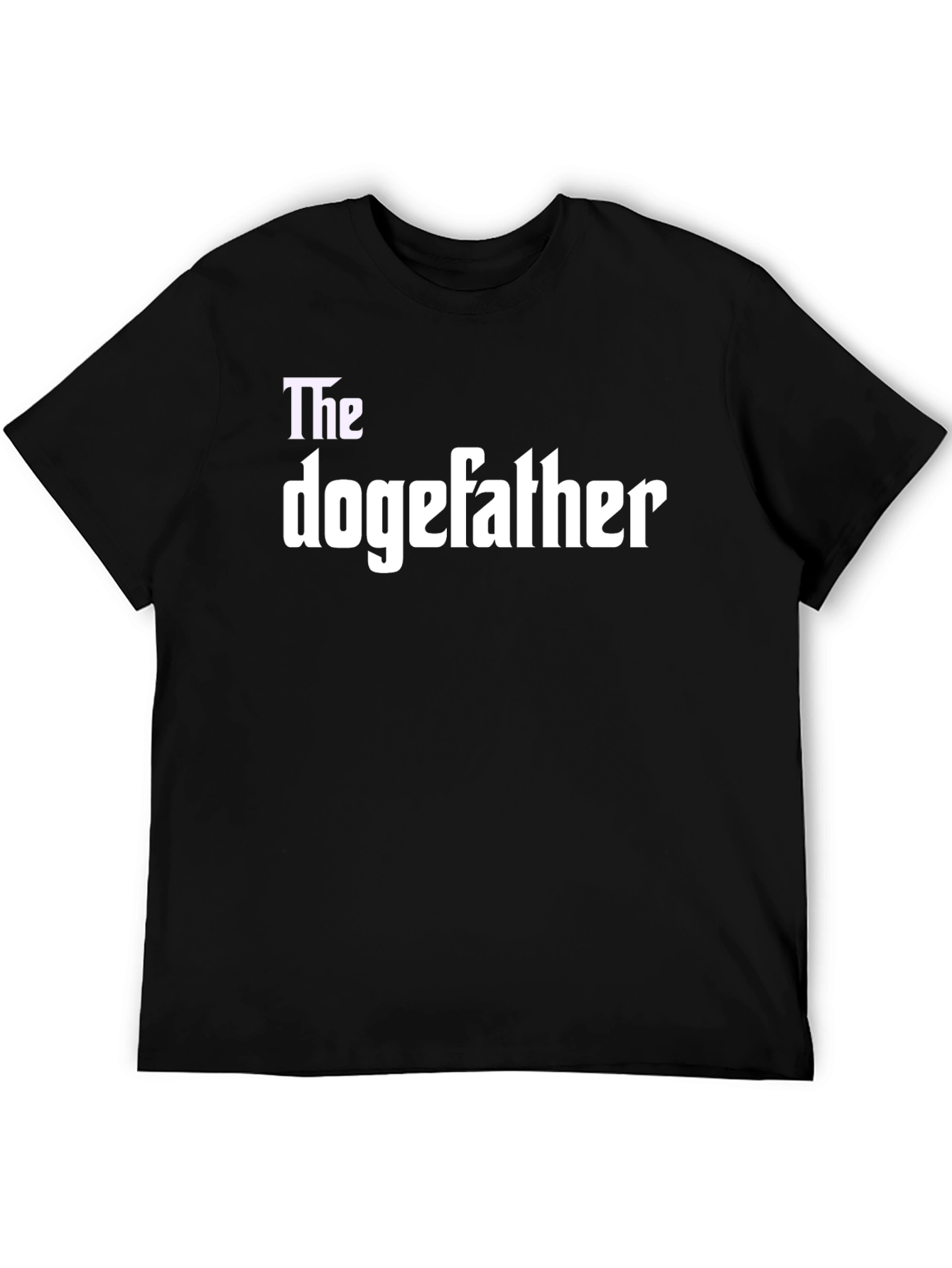 The Dogefather Black T-Shirt Novelty Graphic Tee