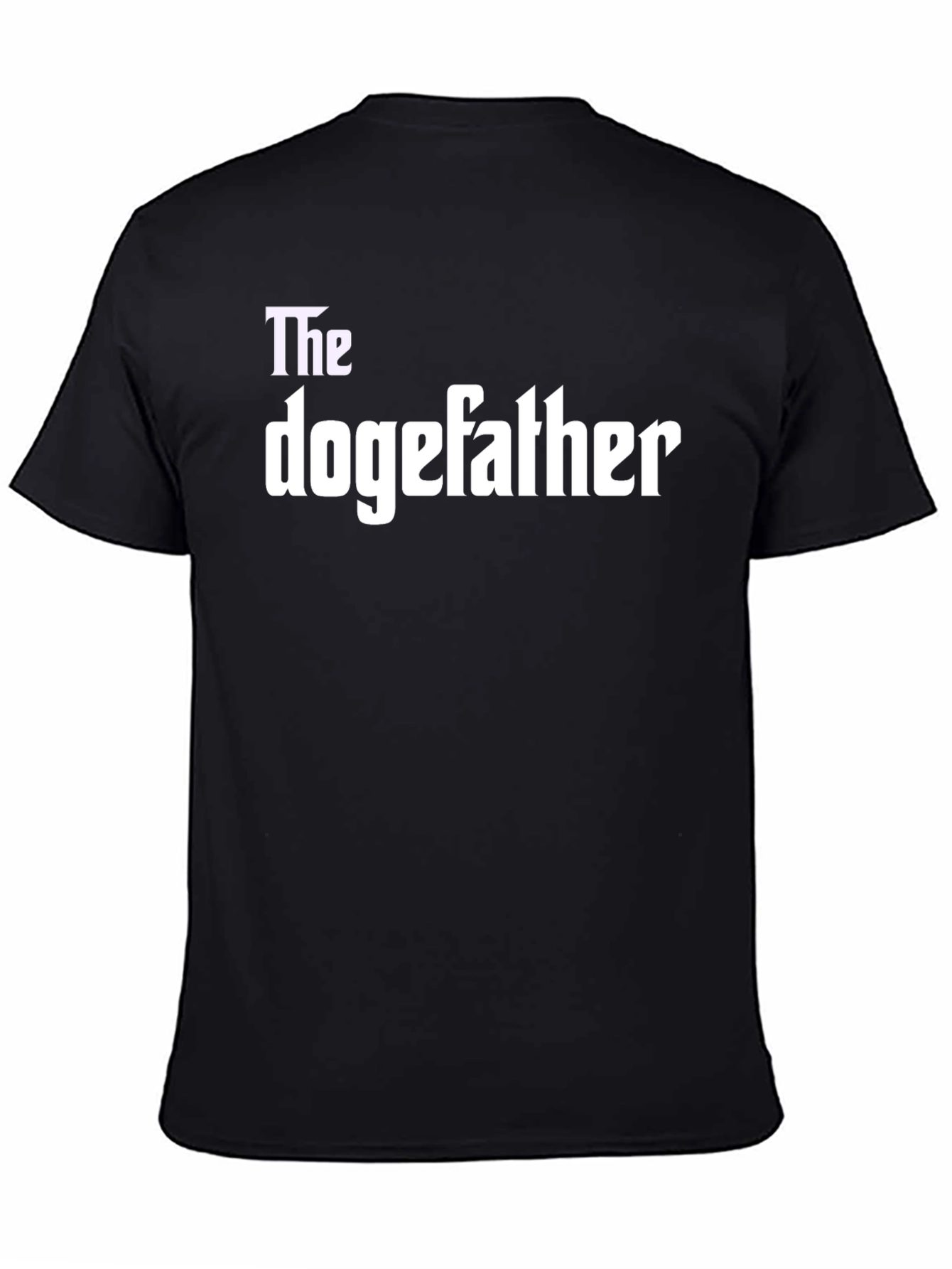The Dogefather Black T-Shirt Novelty Graphic Tee