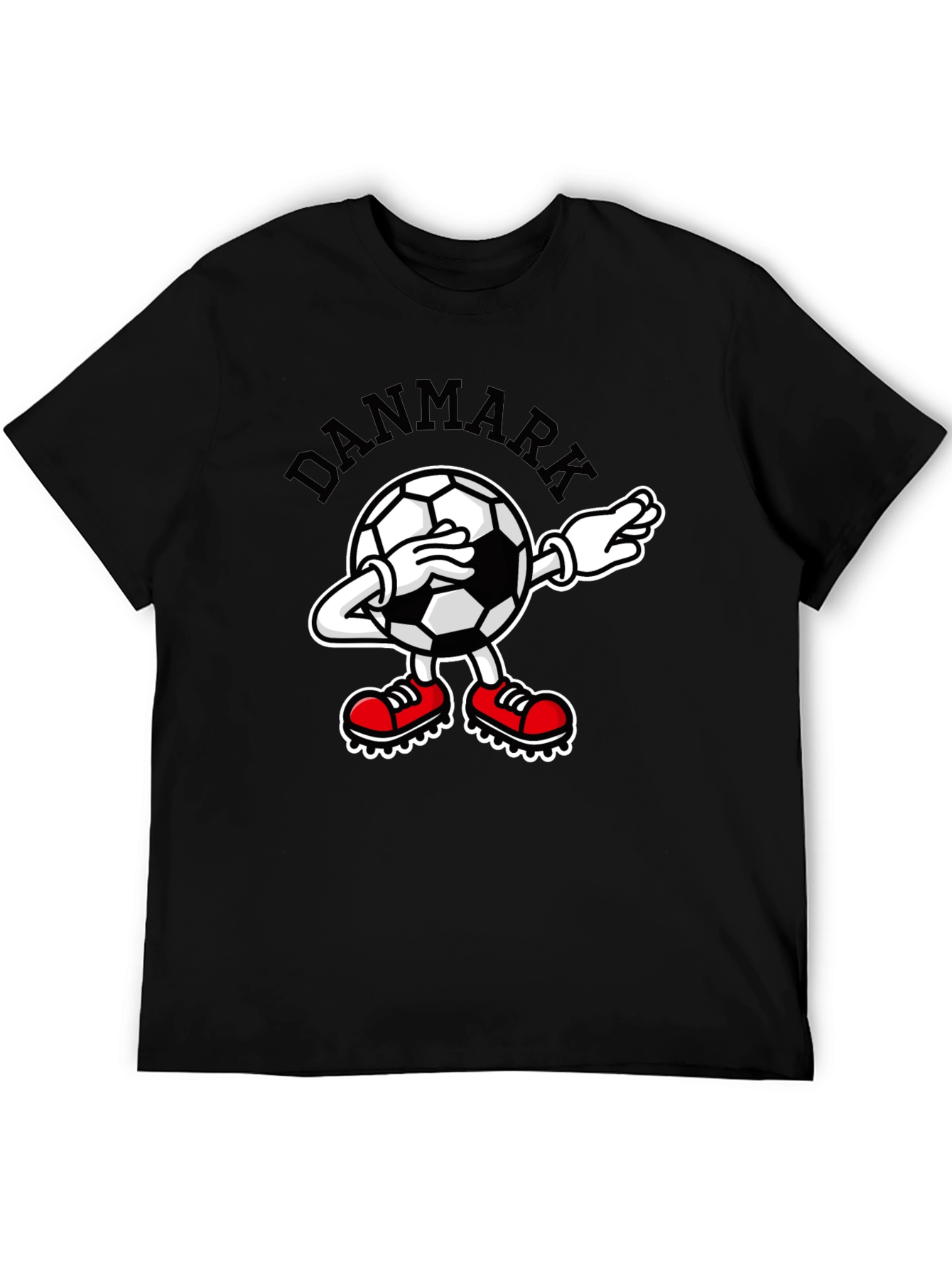 Denmark Soccer Dabbing T-Shirt
