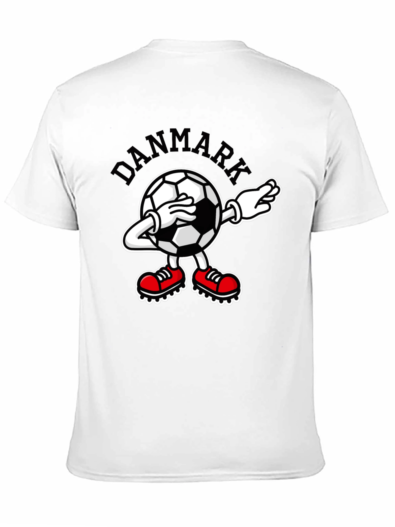 Denmark Soccer Dabbing T-Shirt