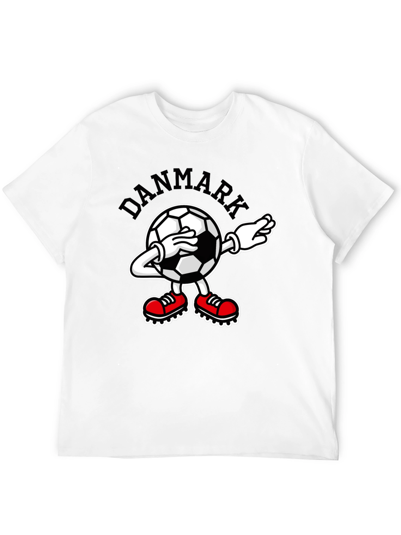 Denmark Soccer Dabbing T-Shirt