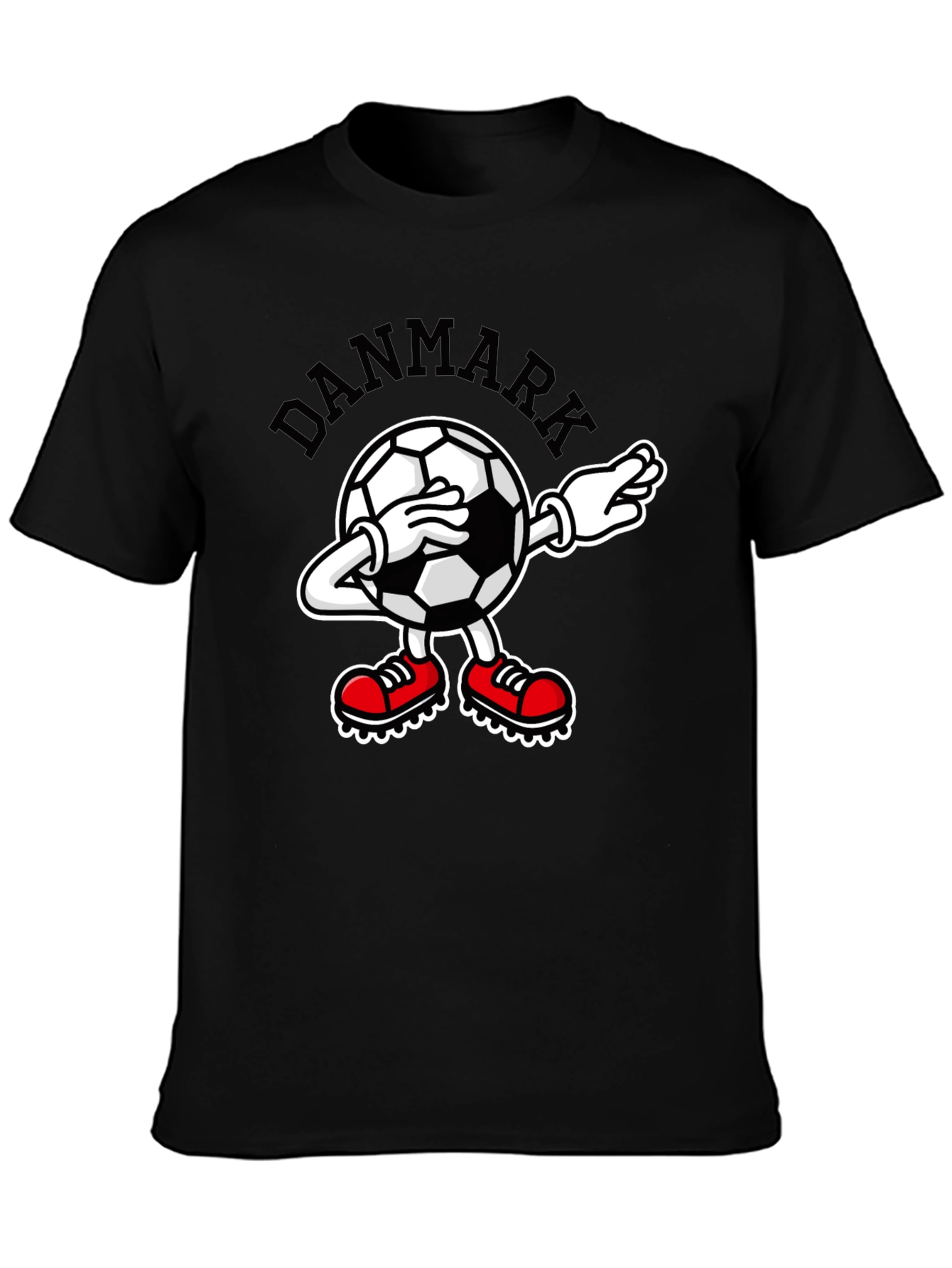 Denmark Soccer Dabbing T-Shirt
