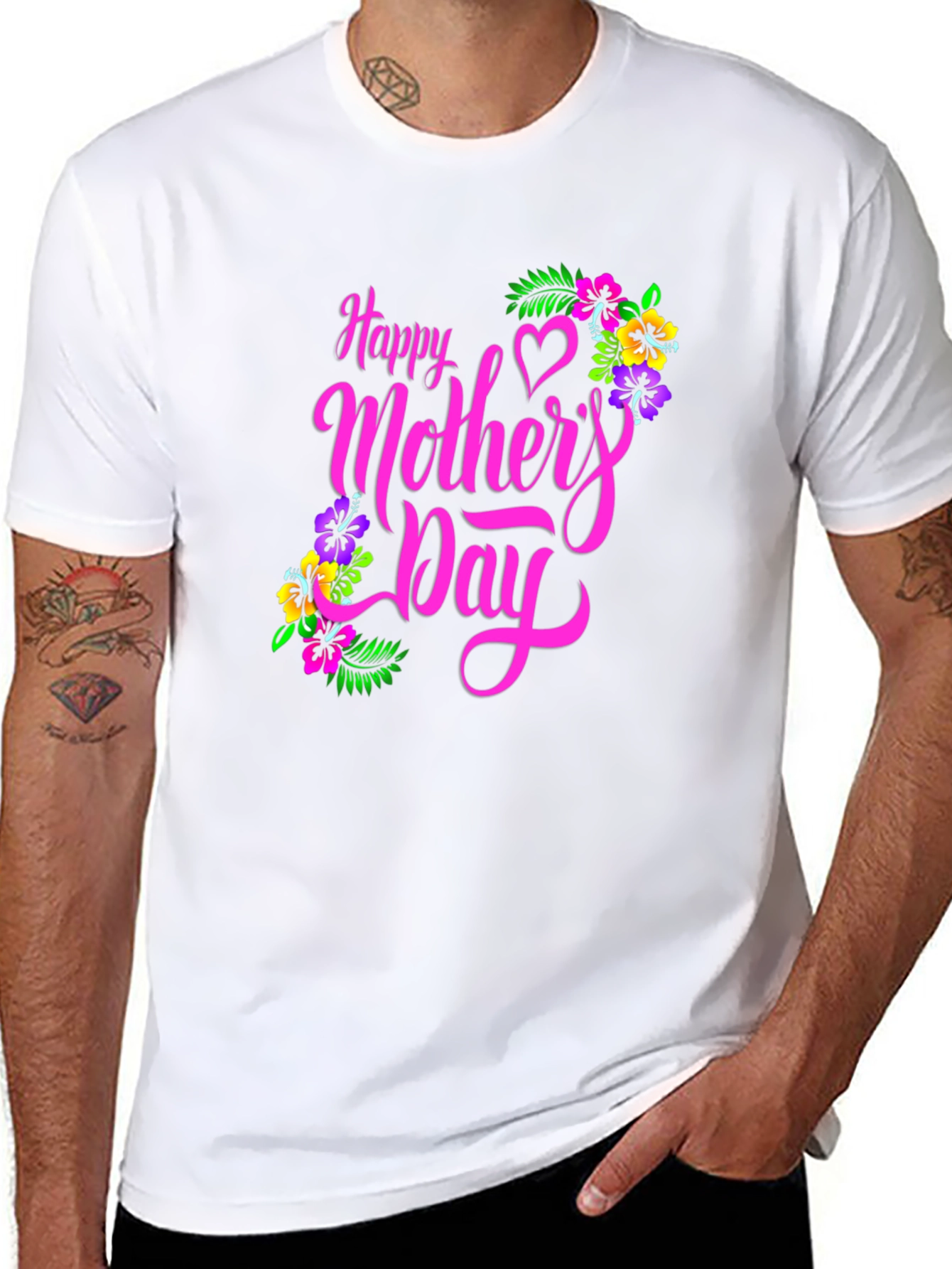 Happy Mothers Day Floral T-Shirt