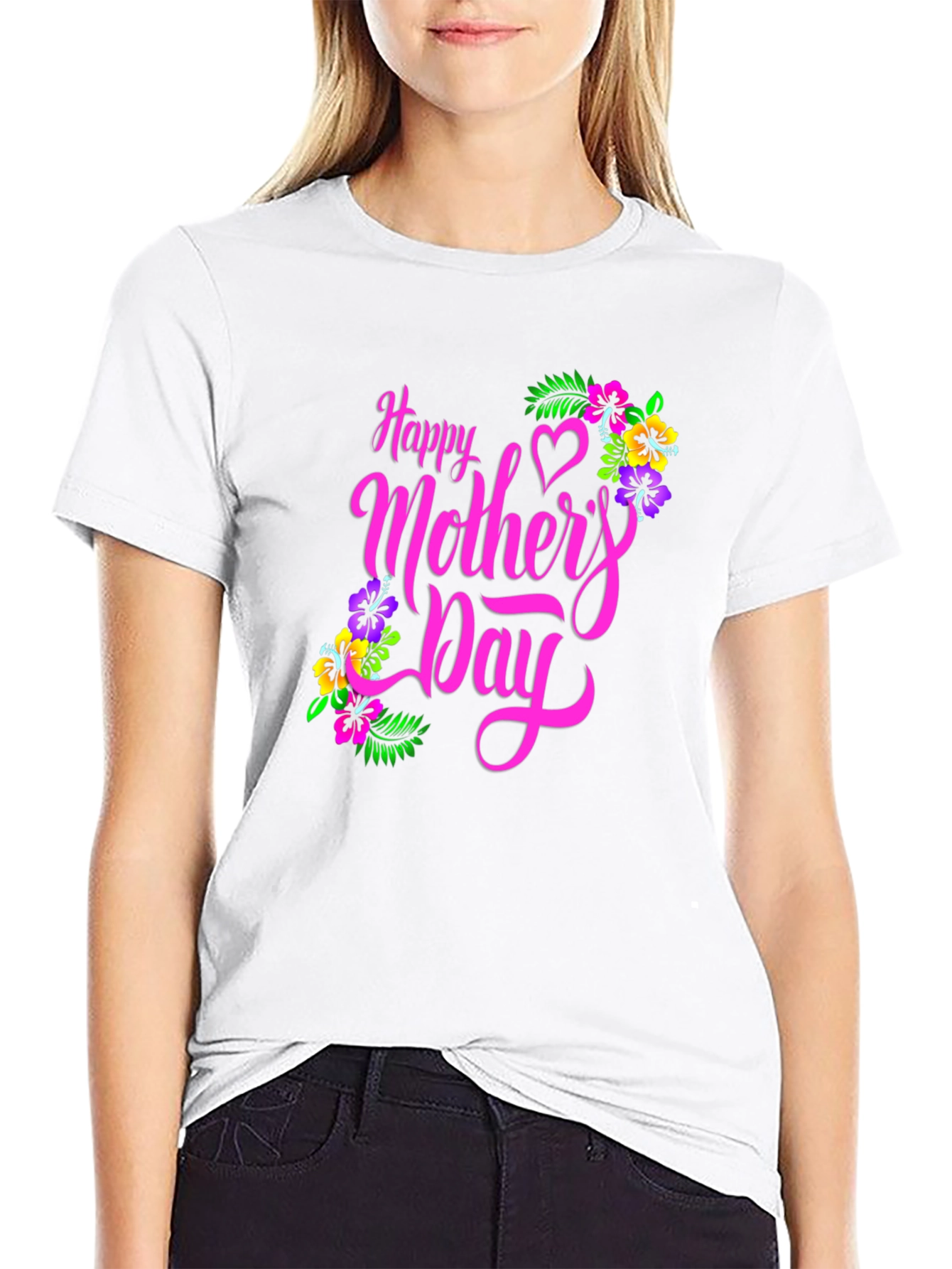 Happy Mothers Day Floral T-Shirt