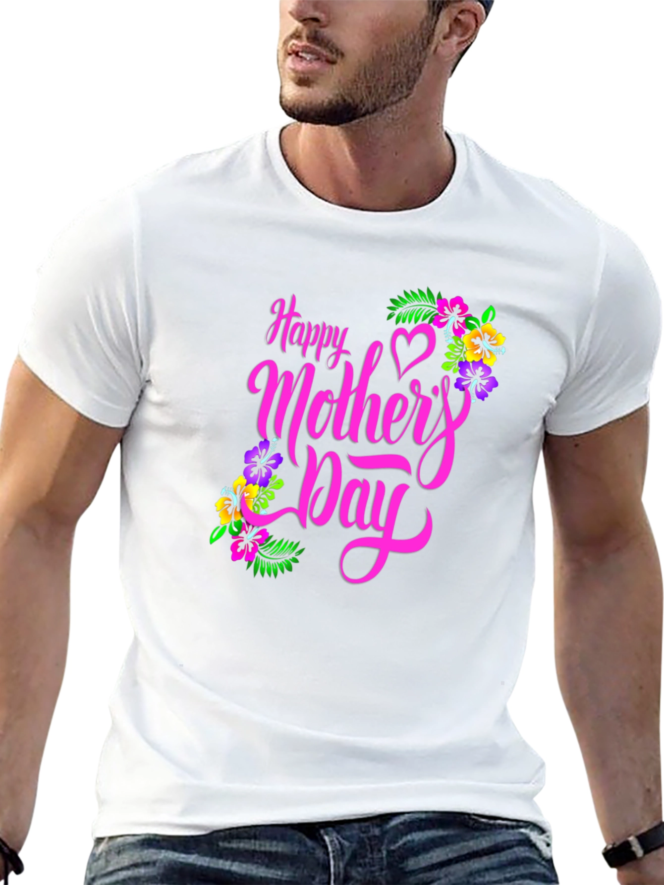 Happy Mothers Day Floral T-Shirt