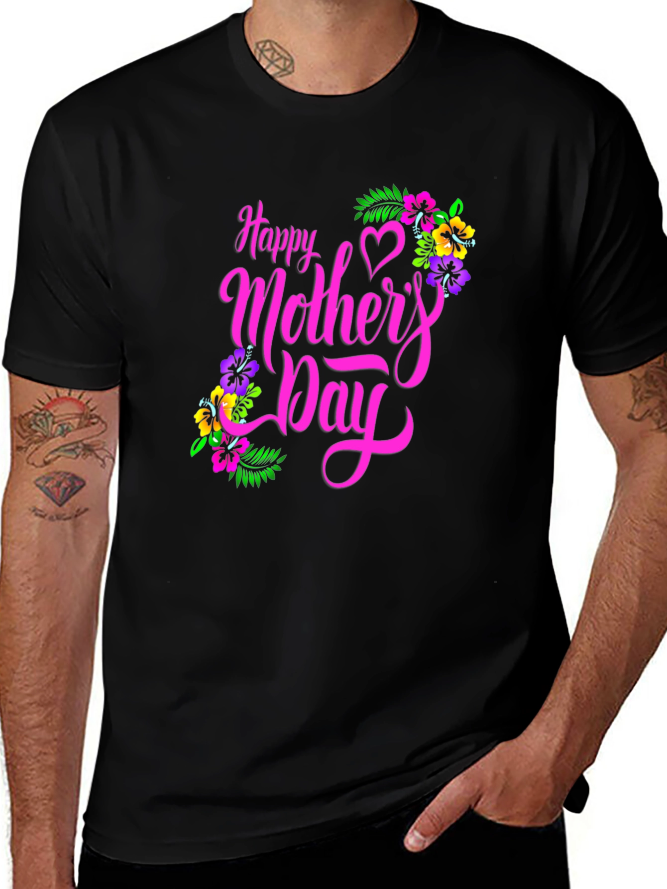 Happy Mothers Day Floral T-Shirt