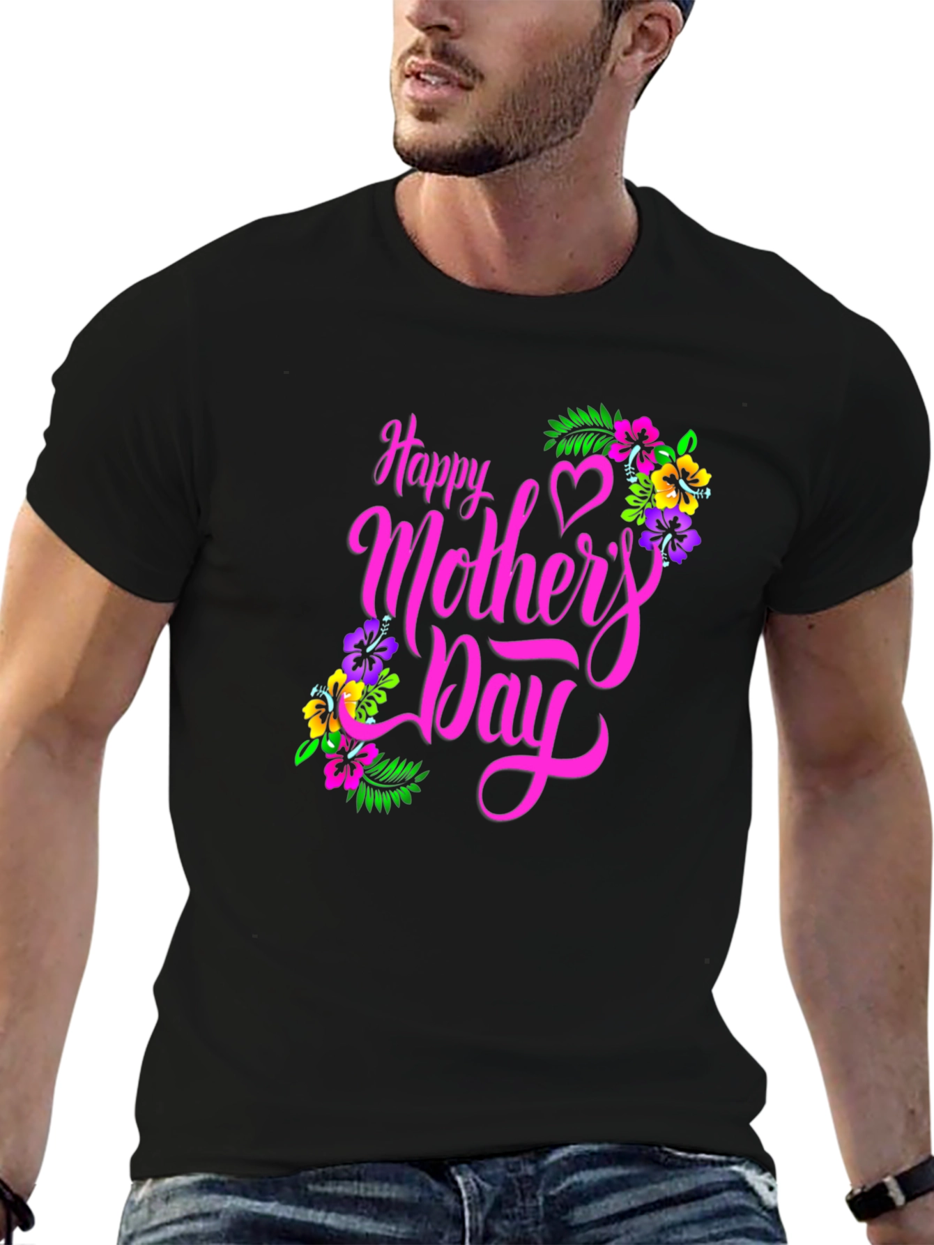 Happy Mothers Day Floral T-Shirt