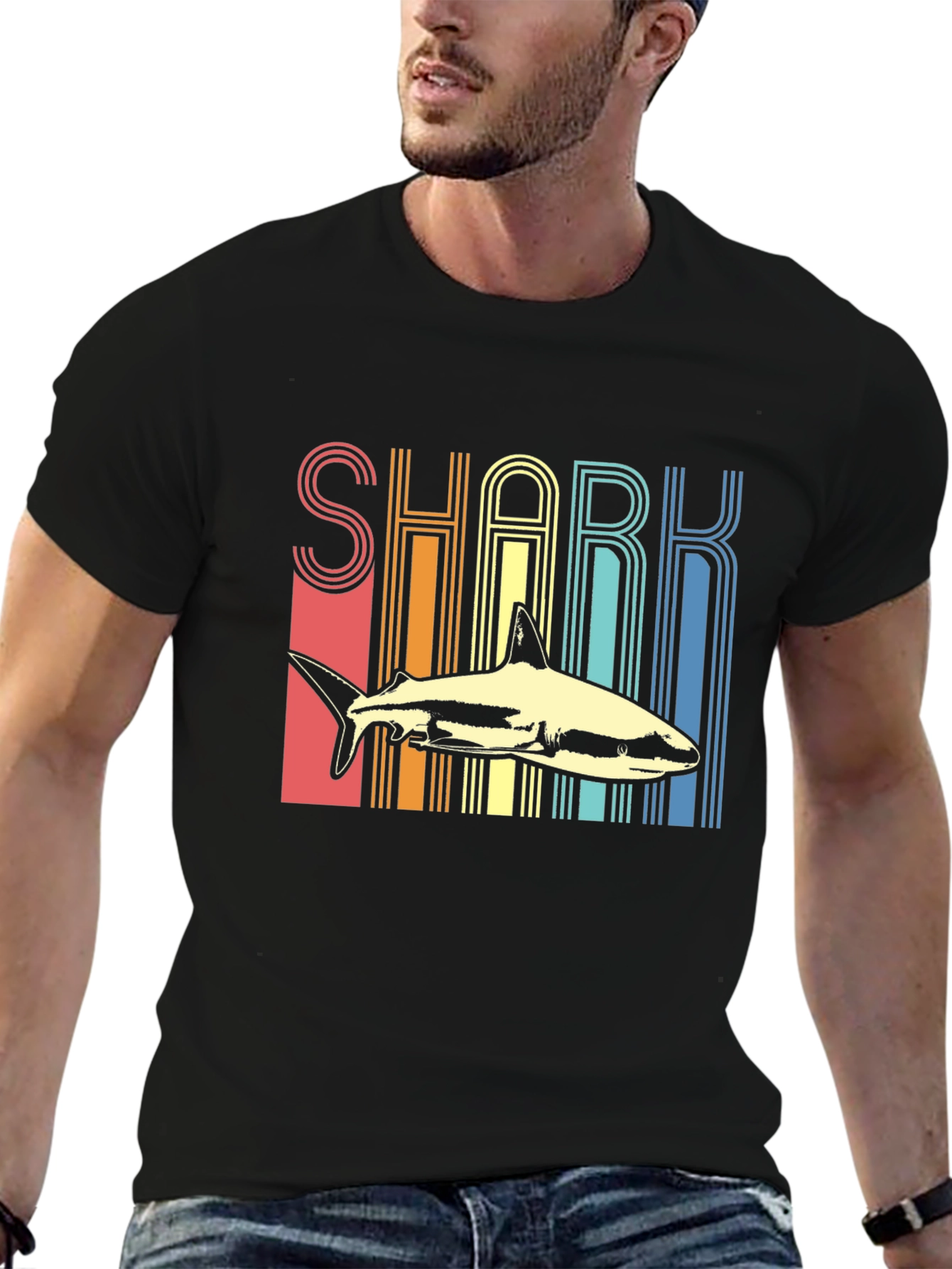 Retro Shark Graphic Tee
