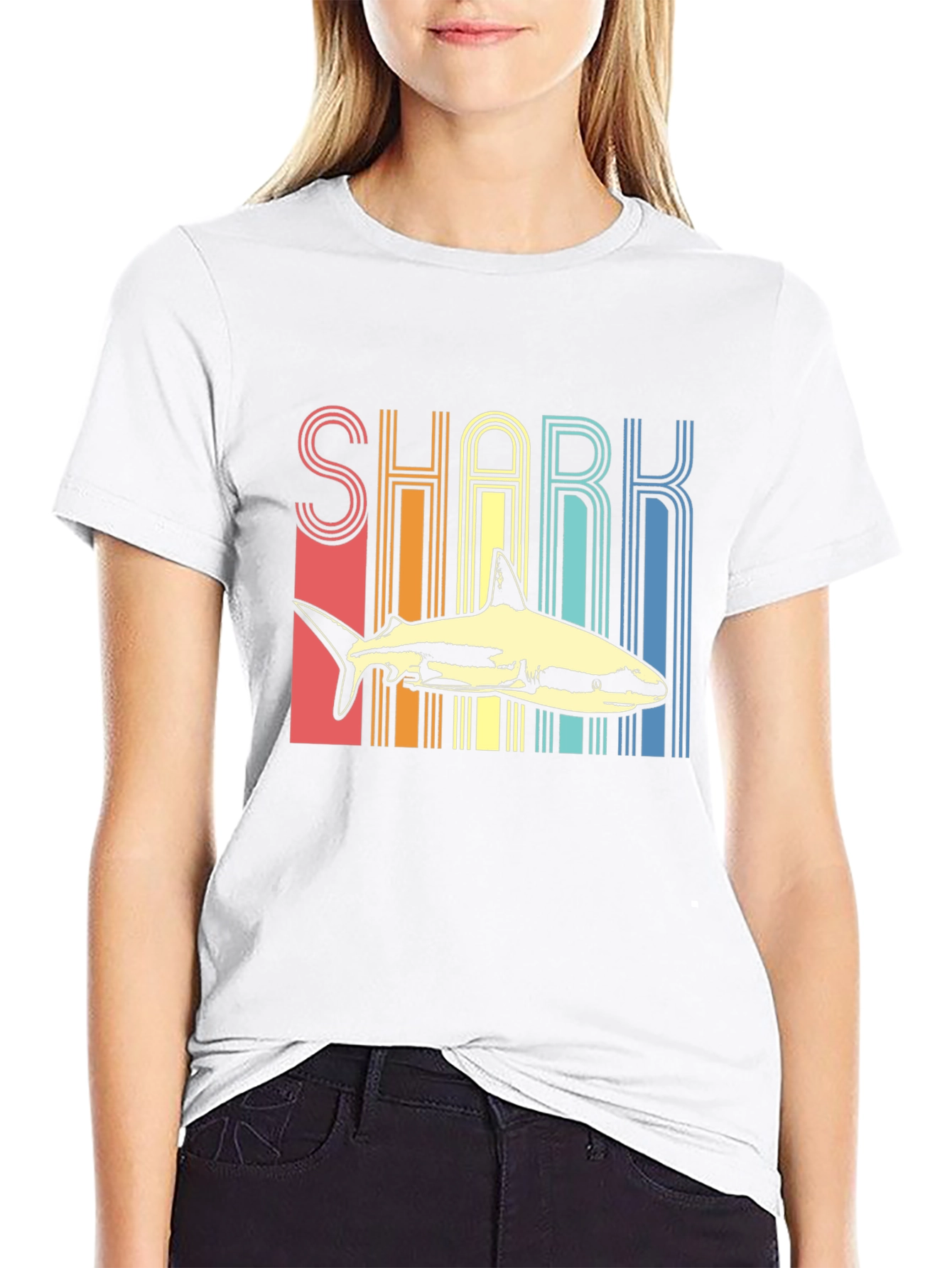 Retro Shark Graphic Tee