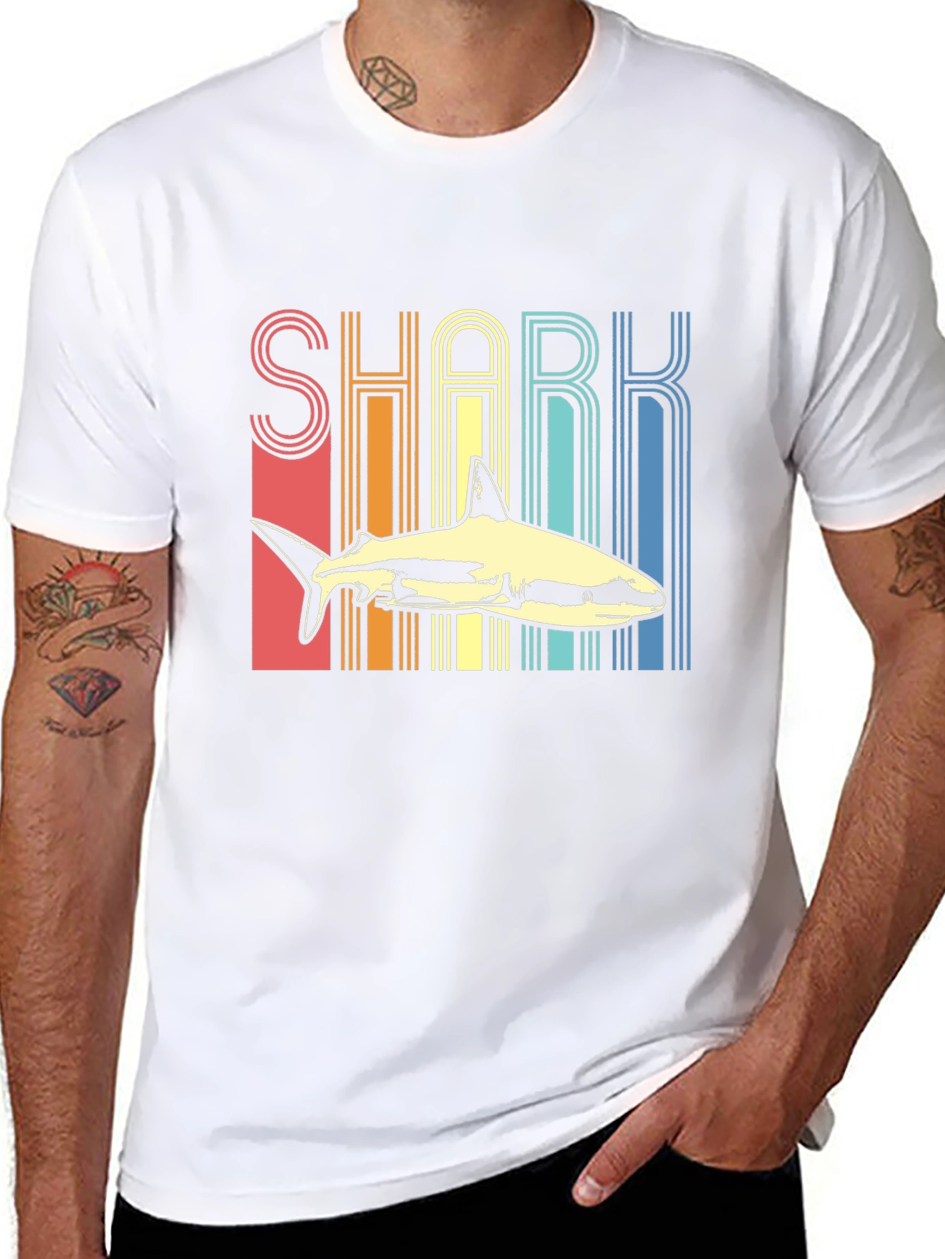 Retro Shark Graphic Tee