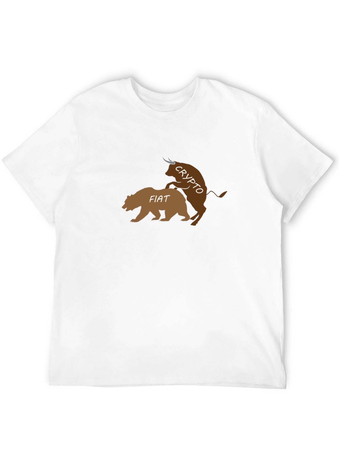 Crypto Bull vs Fiat Bear T-Shirt