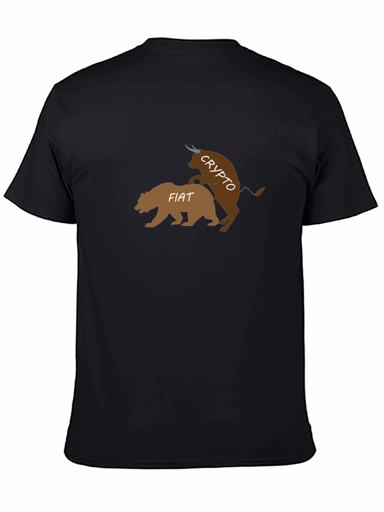 Crypto Bull vs Fiat Bear T-Shirt