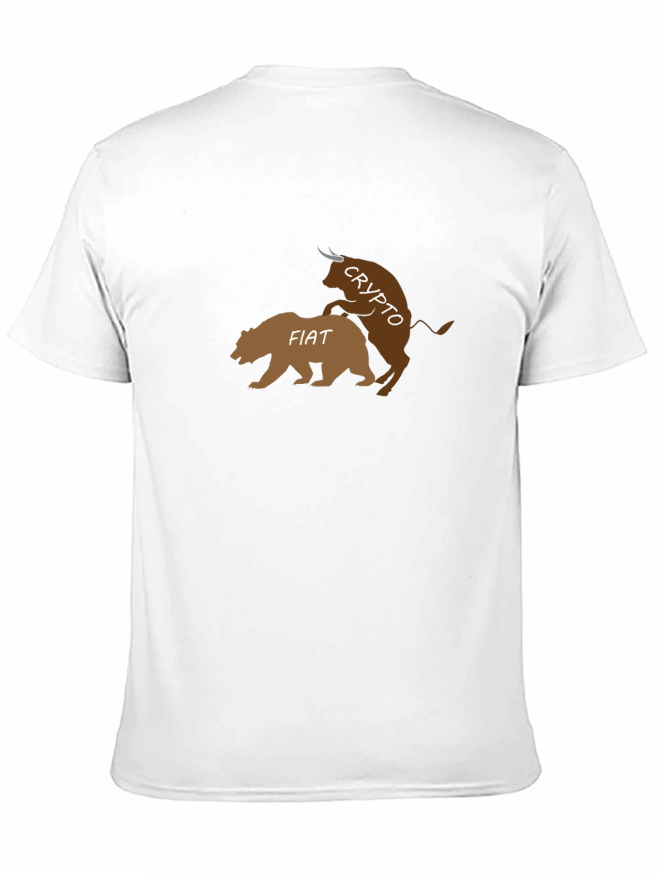 Crypto Bull vs Fiat Bear T-Shirt