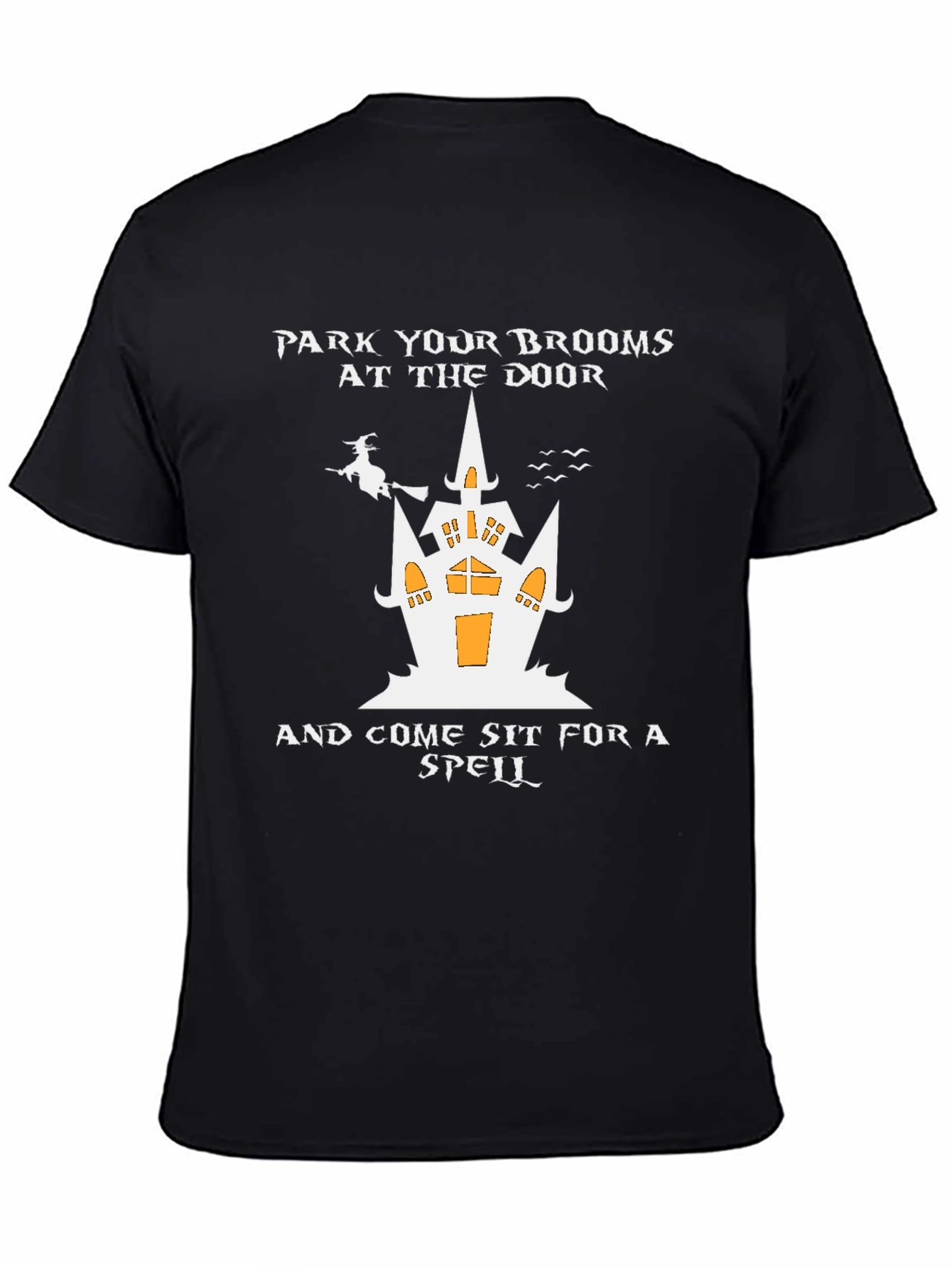 Halloween T-Shirt: Park Your Brooms