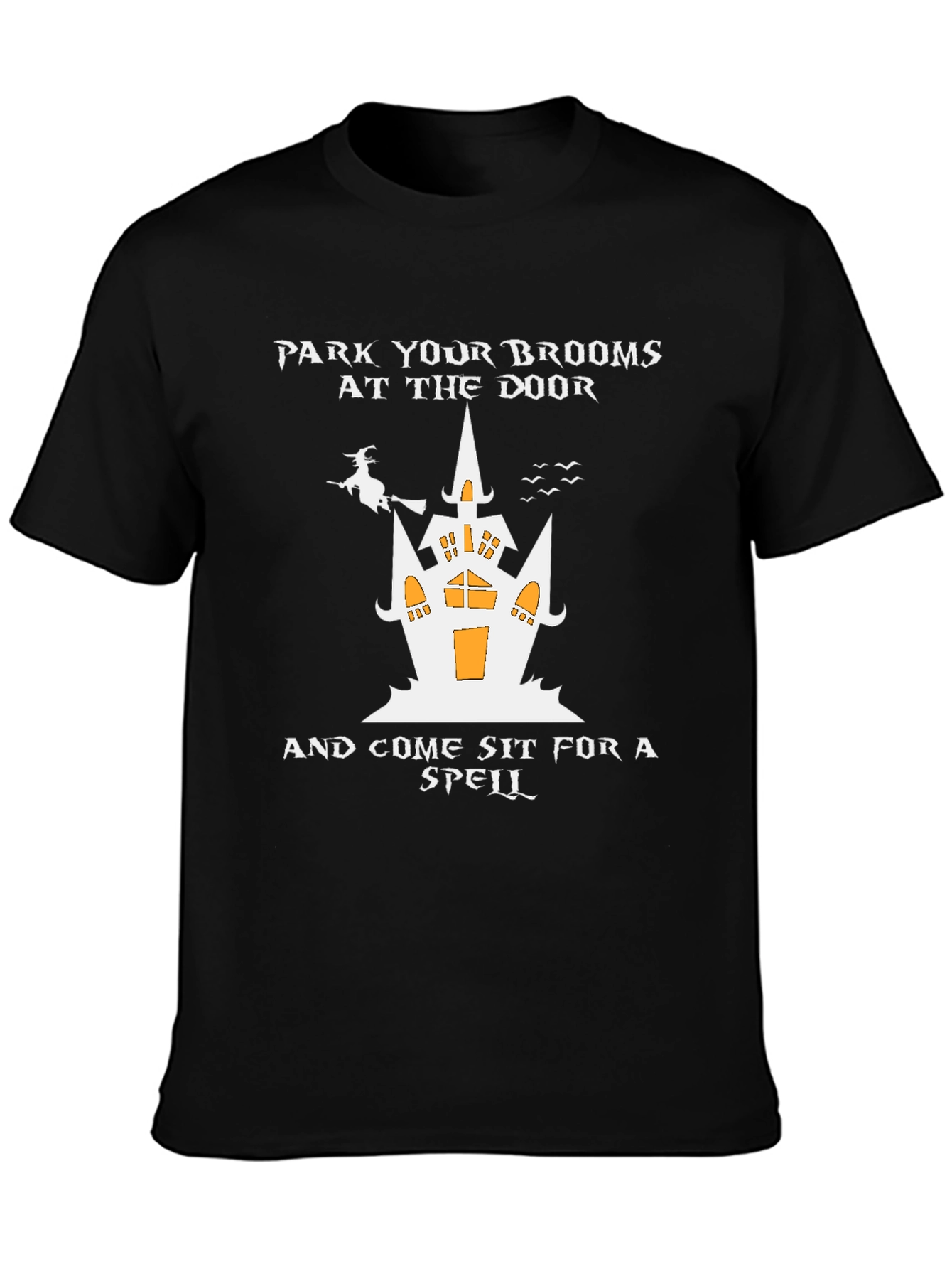 Halloween T-Shirt: Park Your Brooms