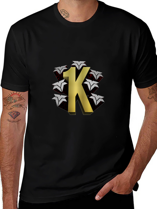 1K Graphic Black T-Shirt