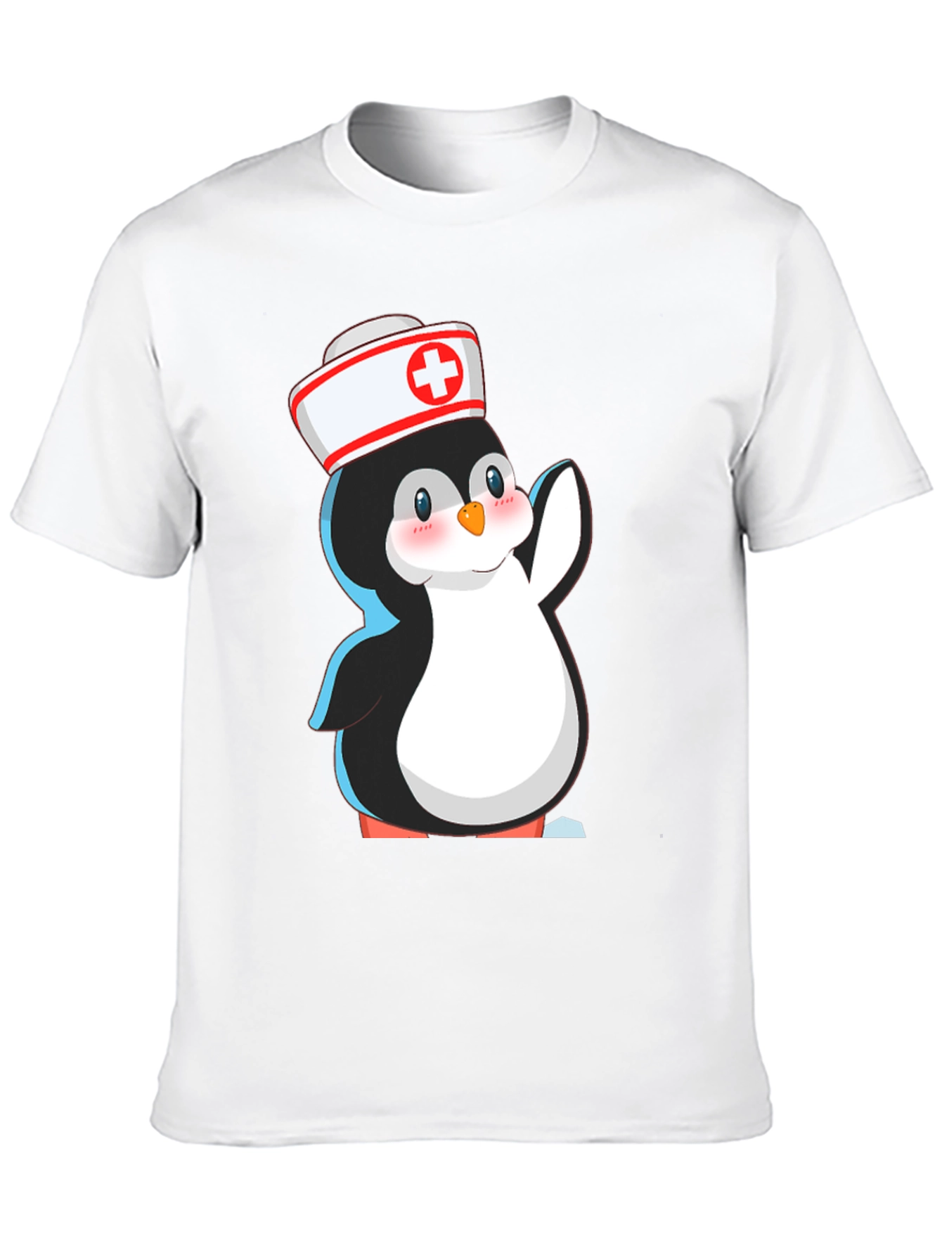 Nurse Penguin T-Shirt - Cute Cartoon Animal Tee