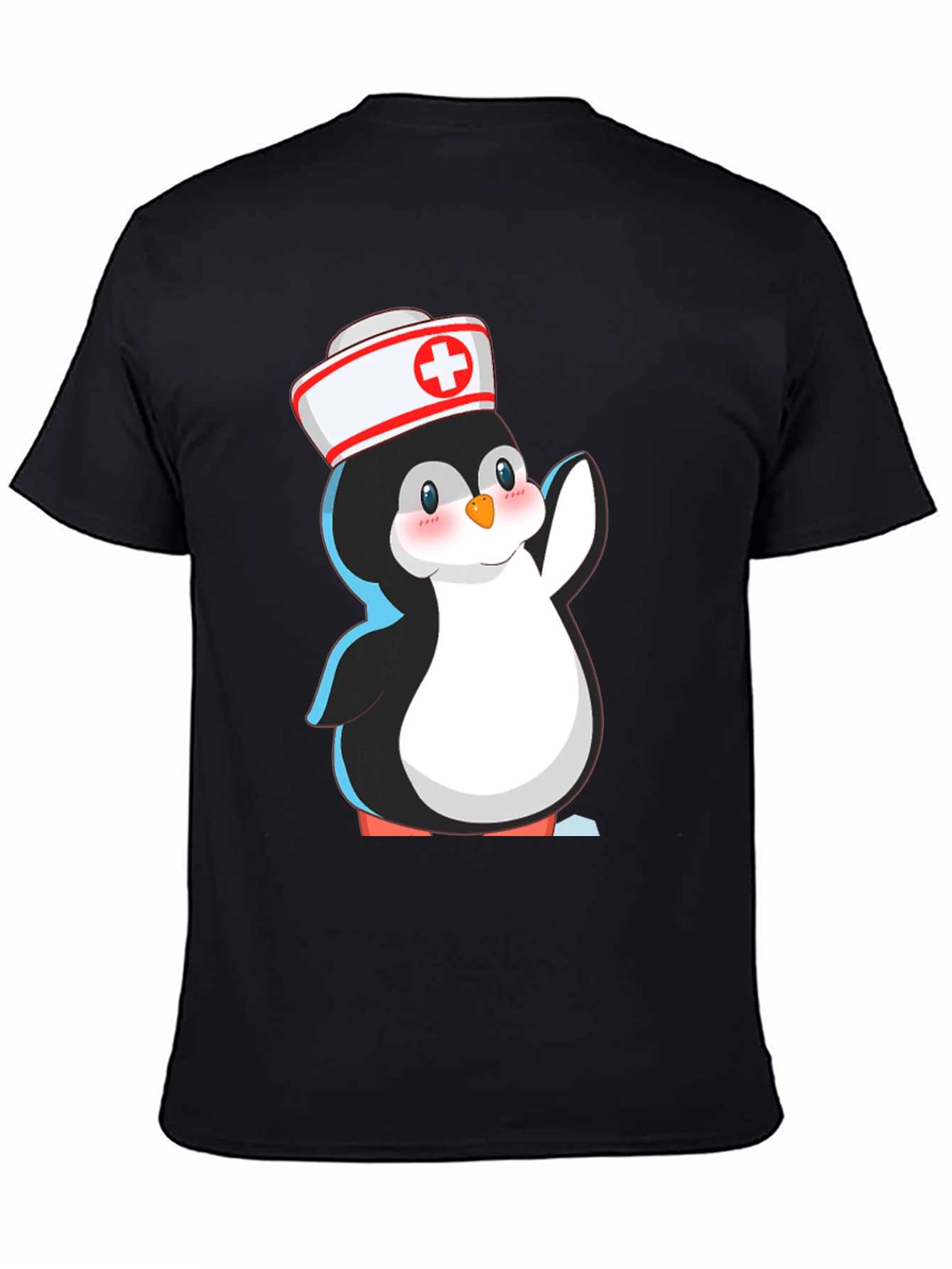 Nurse Penguin T-Shirt - Cute Cartoon Animal Tee