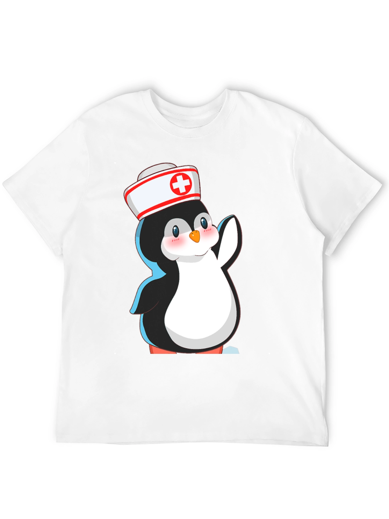 Nurse Penguin T-Shirt - Cute Cartoon Animal Tee