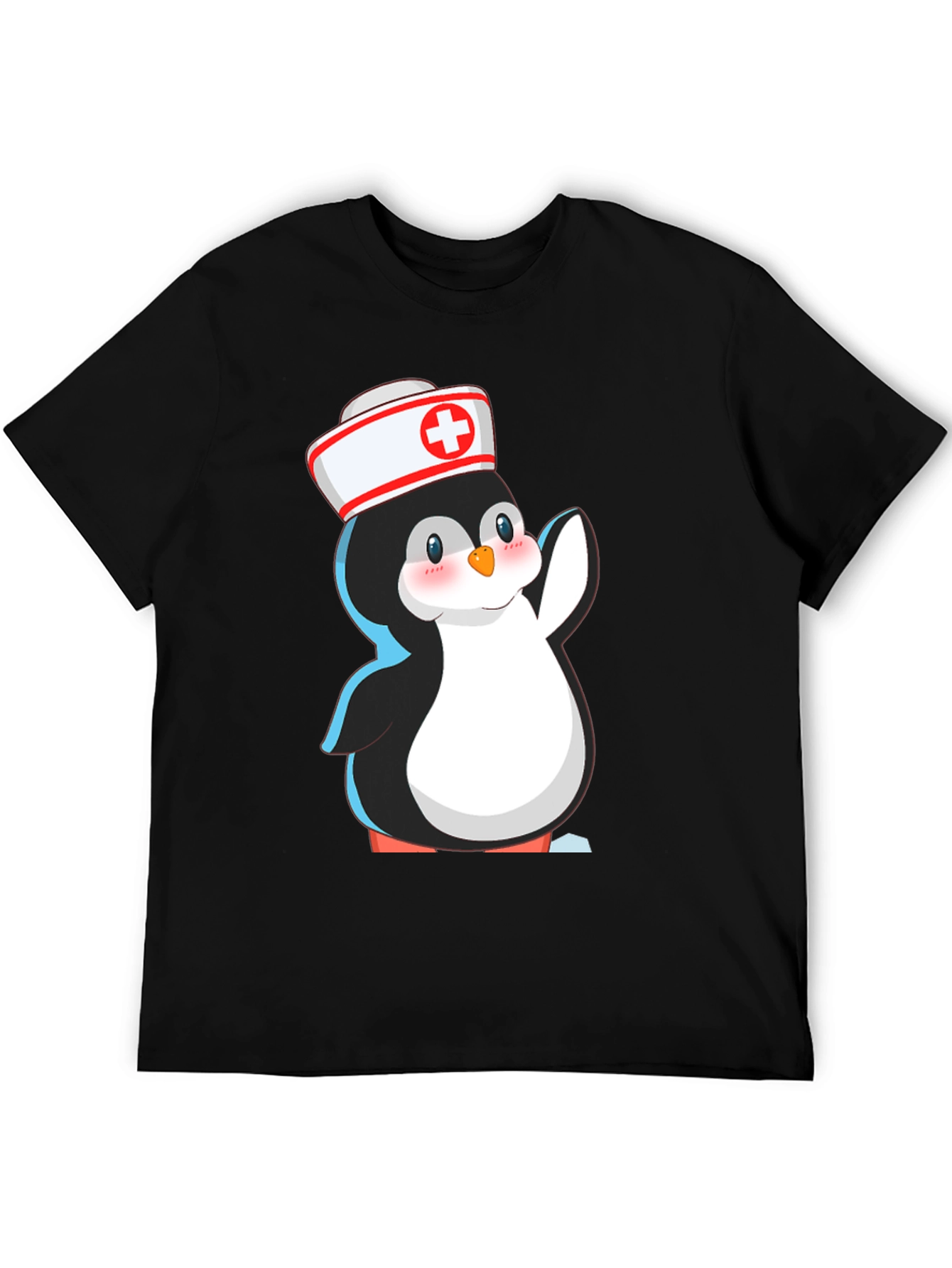 Nurse Penguin T-Shirt - Cute Cartoon Animal Tee
