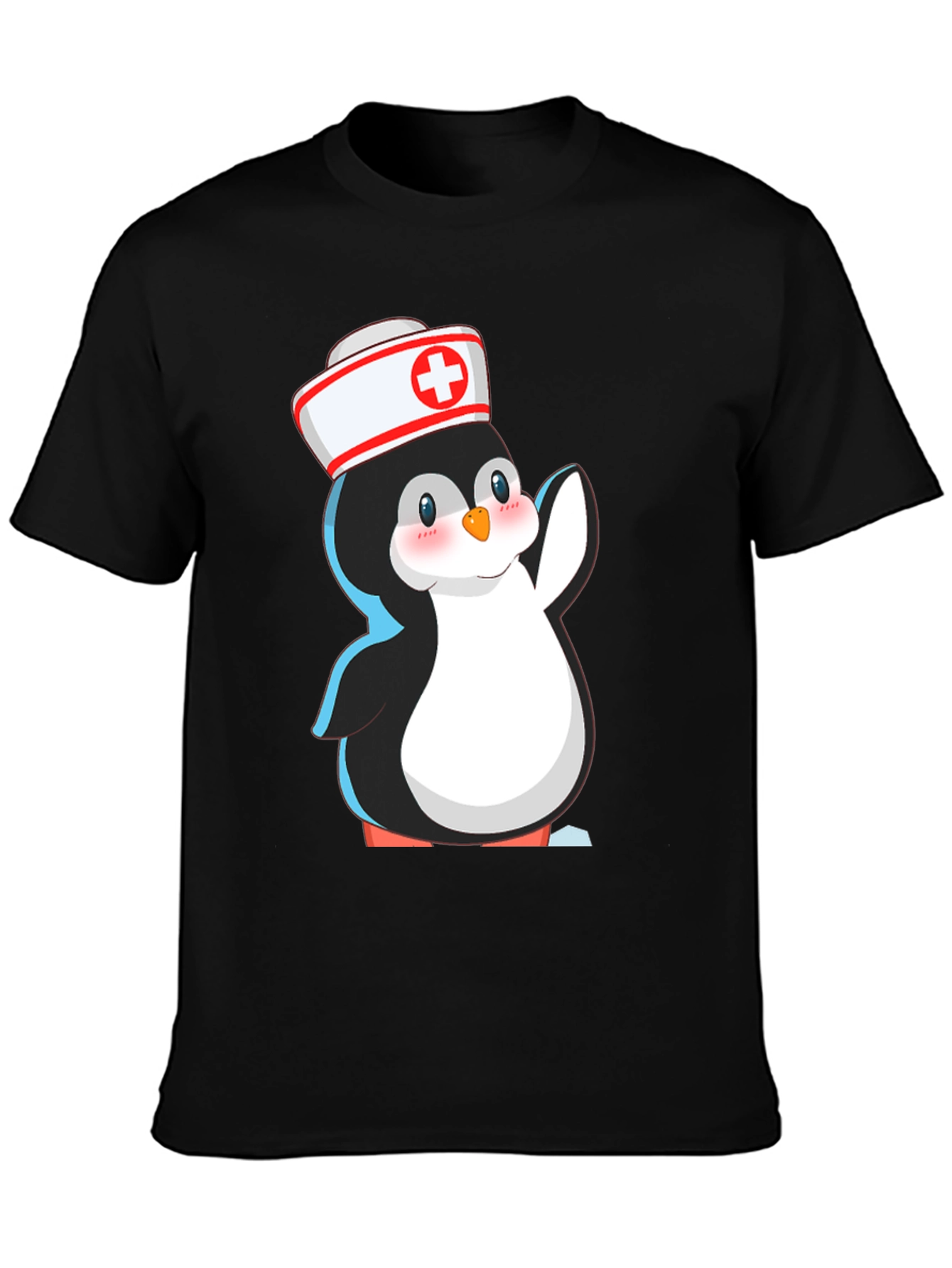 Nurse Penguin T-Shirt - Cute Cartoon Animal Tee