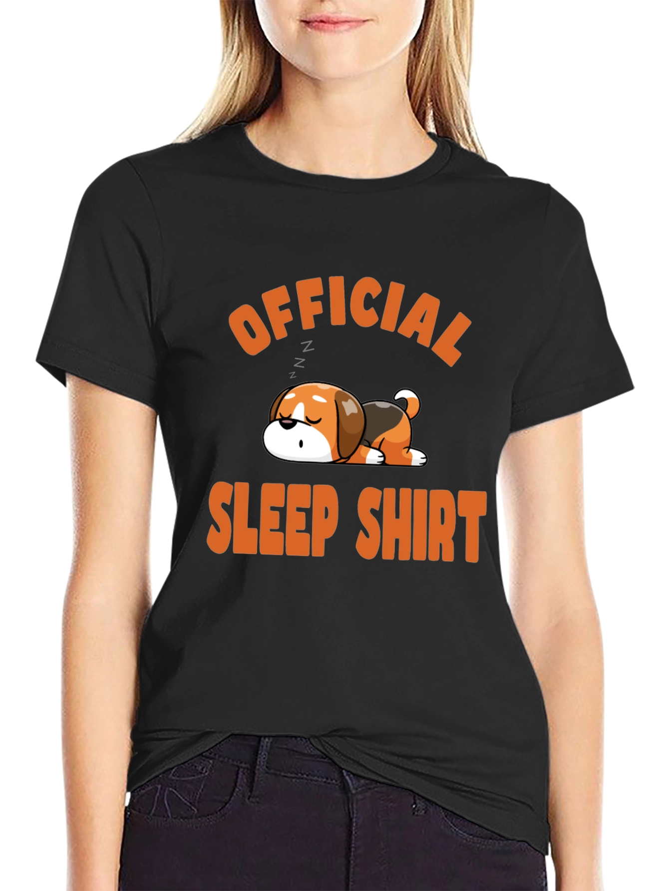 Official Sleep Shirt - Cute Beagle Graphic Tee