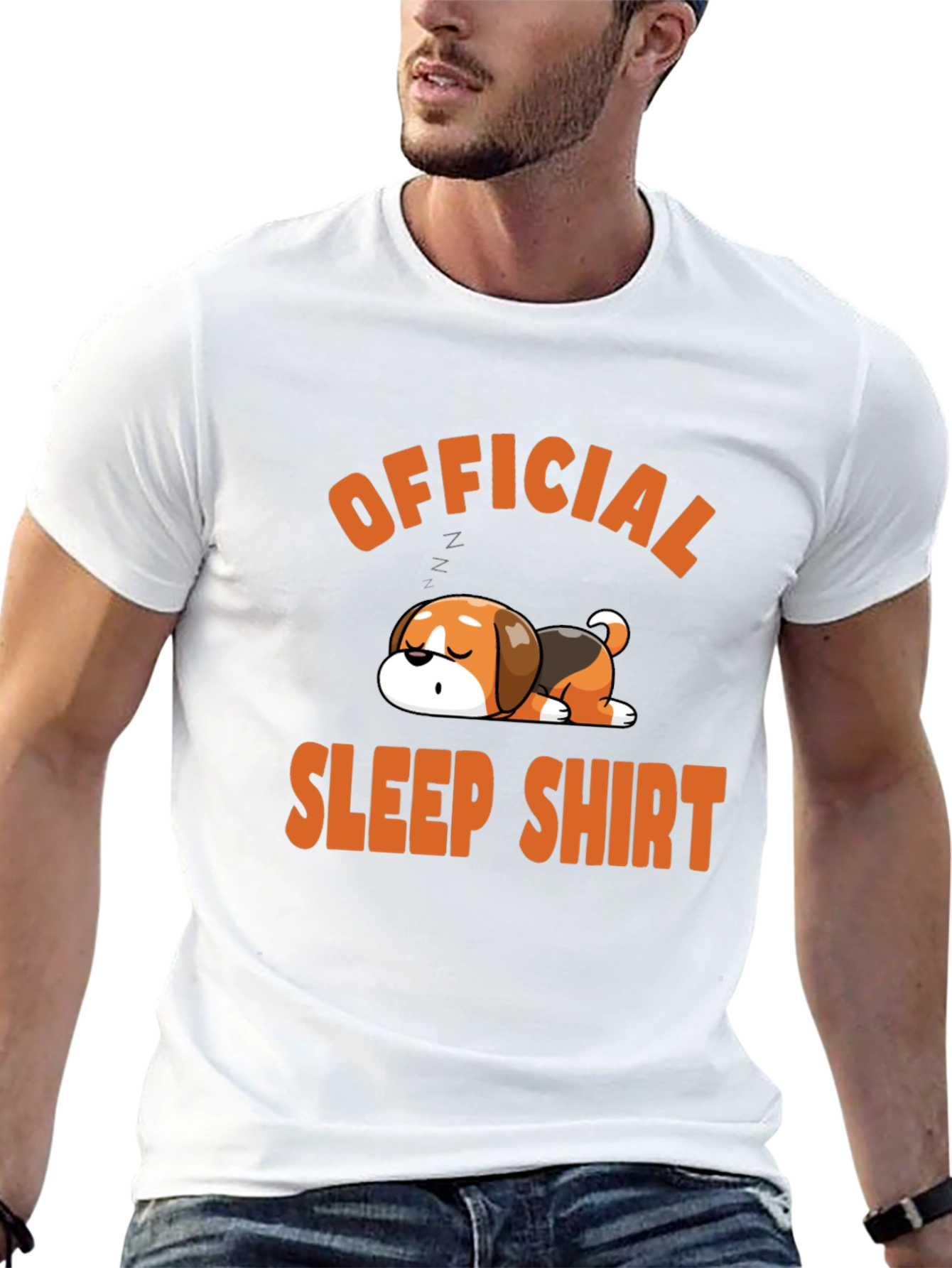 Official Sleep Shirt - Cute Beagle Graphic Tee