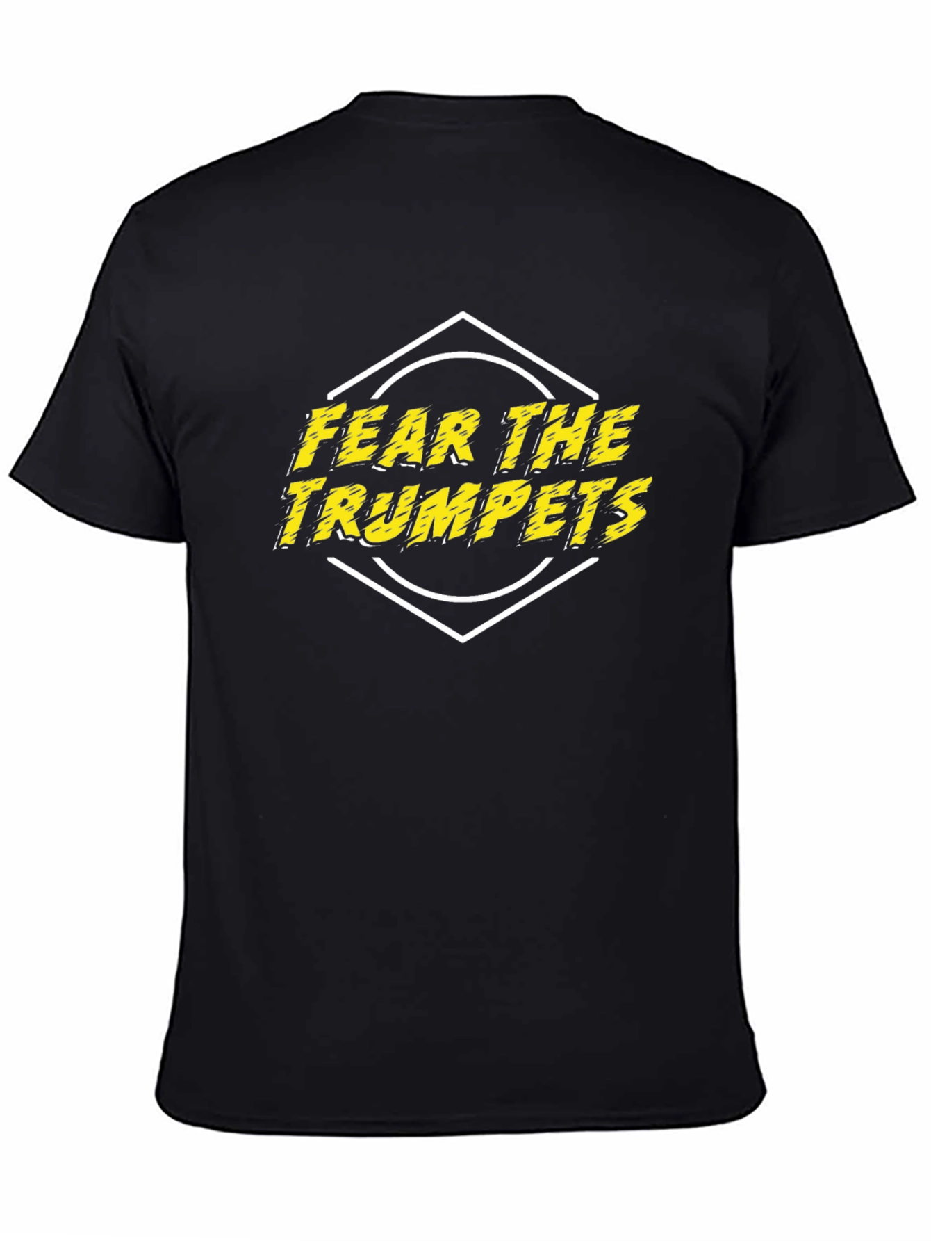 Fear the Trumpets Graphic Tee - Black Crew Neck