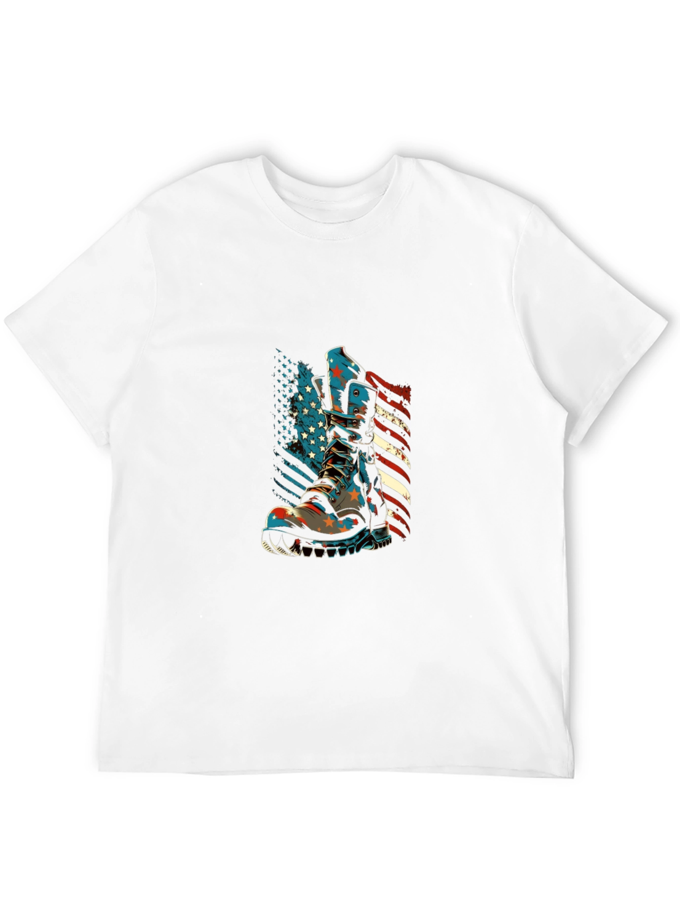 Patriotic Boot Graphic T-Shirt