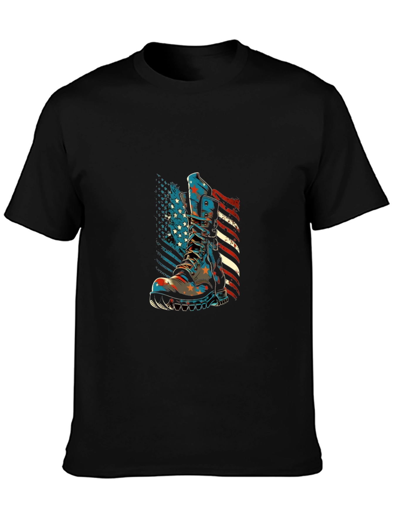 Patriotic Boot Graphic T-Shirt