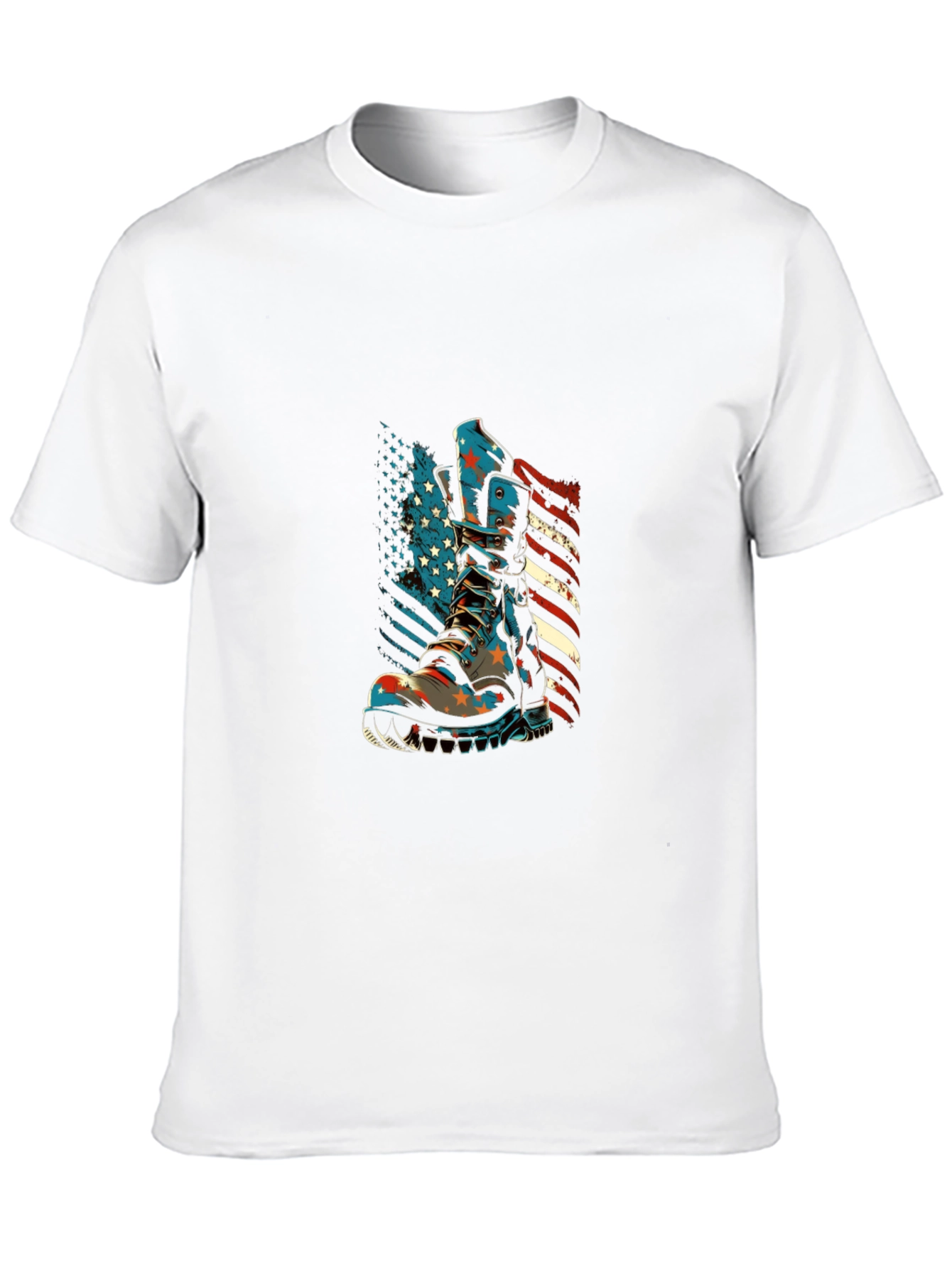 Patriotic Boot Graphic T-Shirt