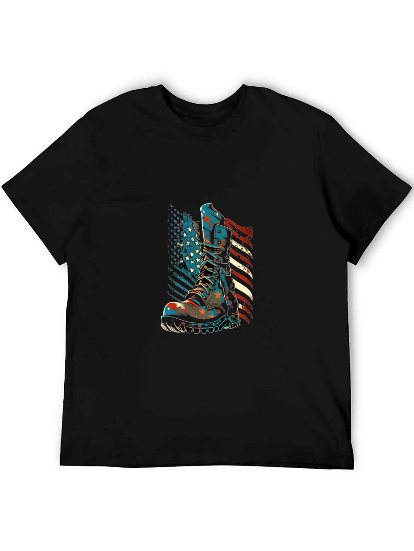 Patriotic Boot Graphic T-Shirt