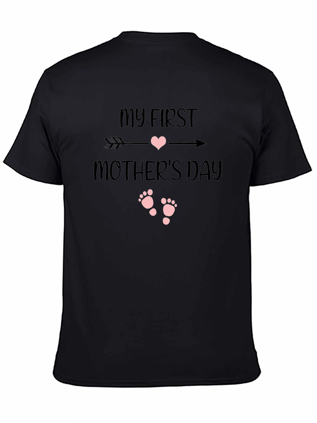 My First Mothers Day Black T-Shirt
