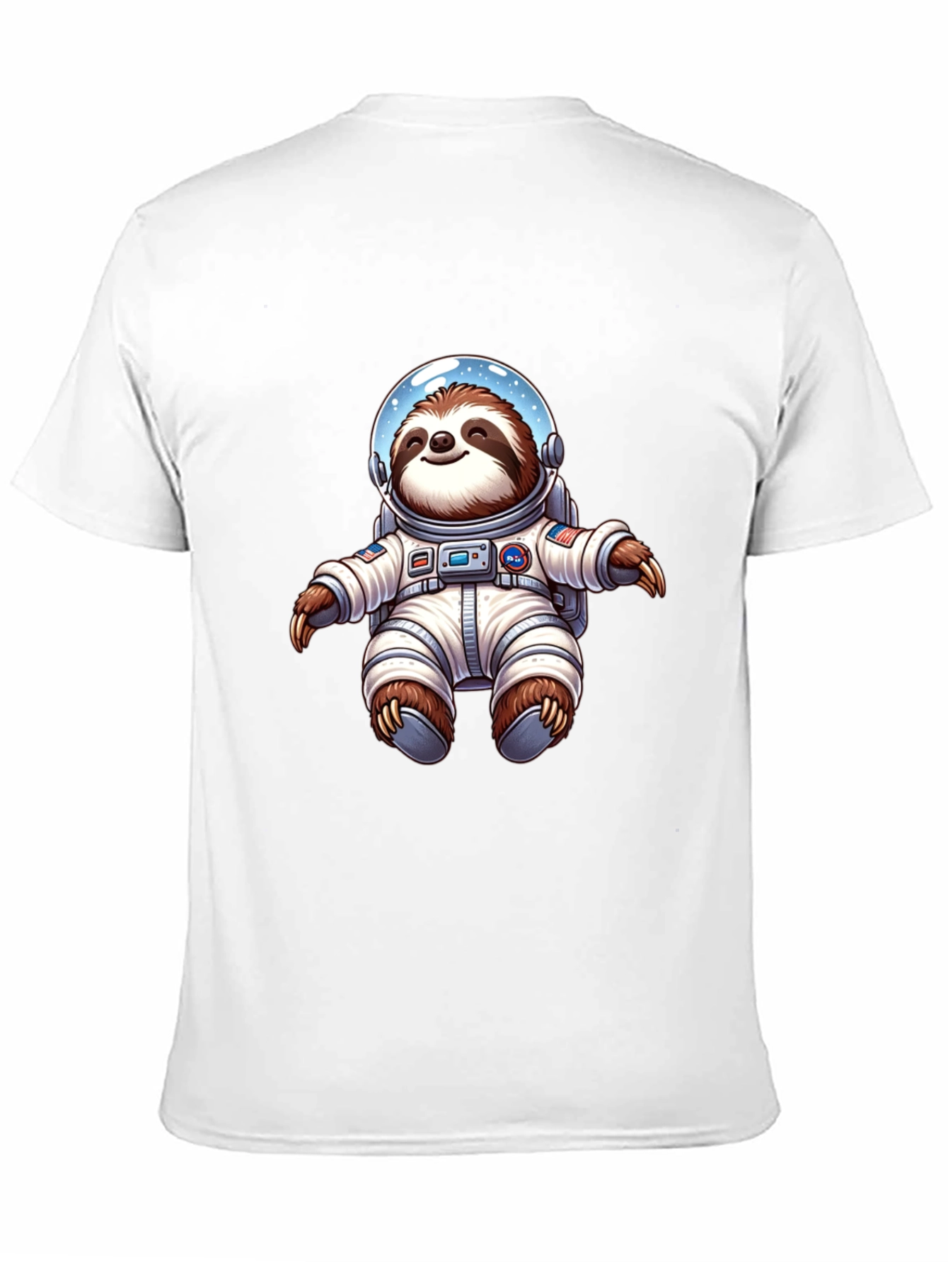Astronaut Sloth Graphic Tee - Space Adventure