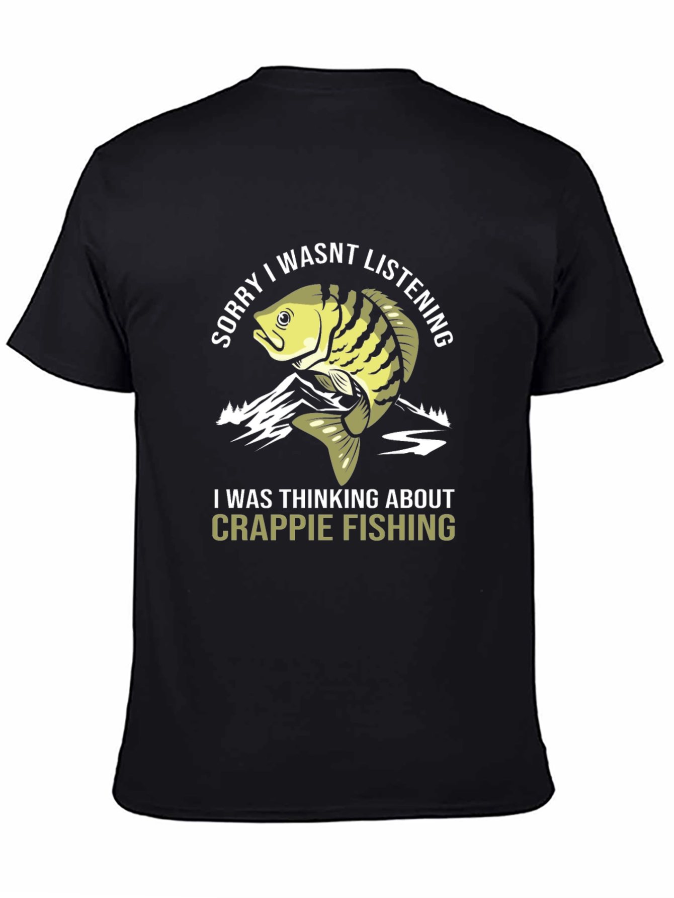 Crappie Fishing T-Shirt - Funny Angler Tee