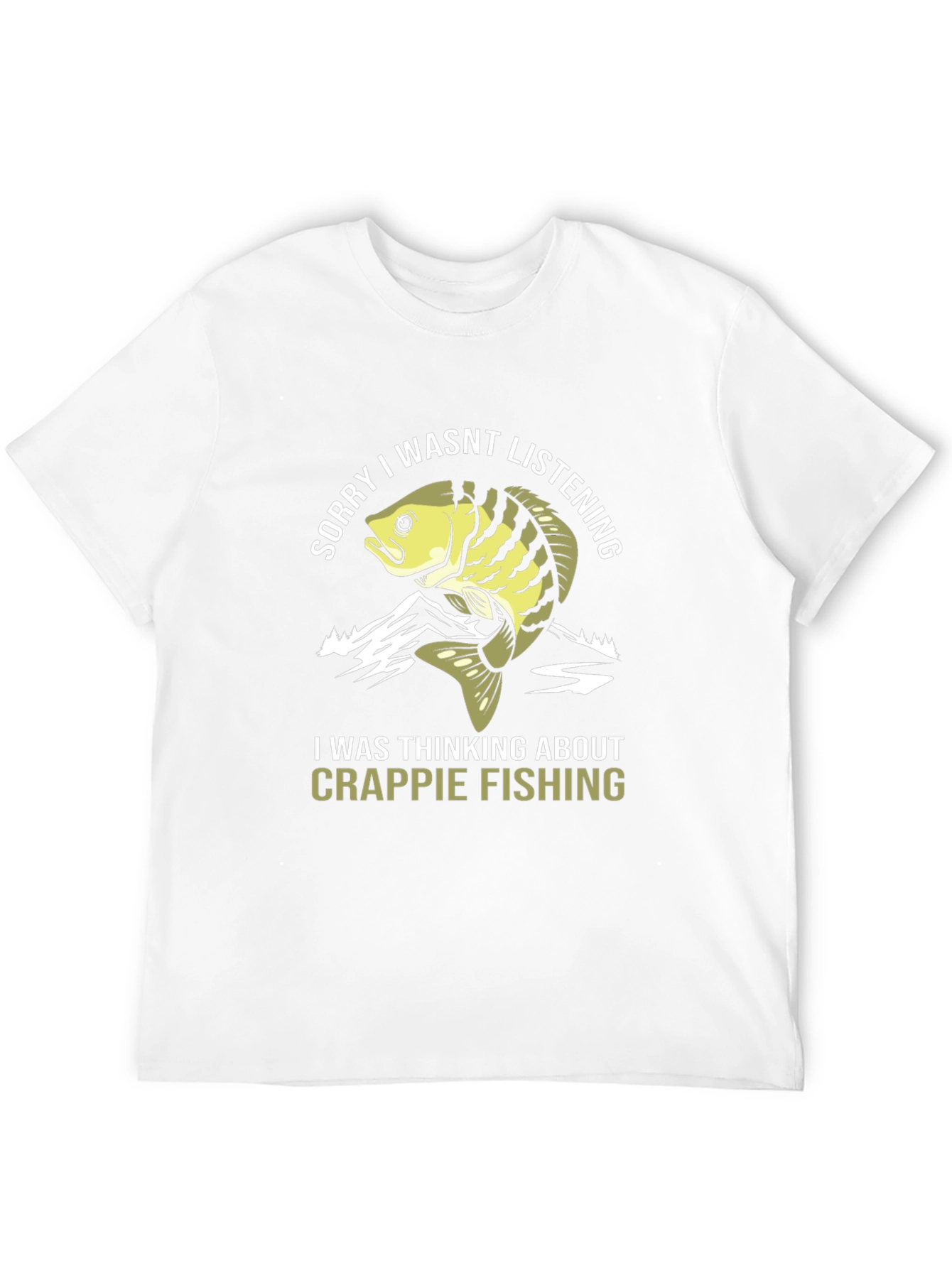 Crappie Fishing T-Shirt - Funny Angler Tee