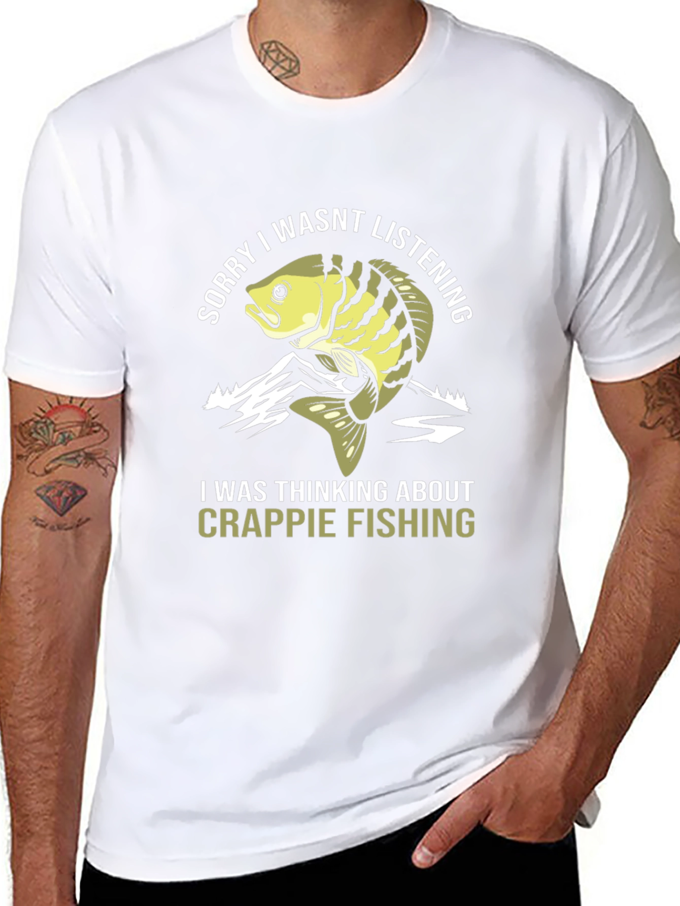 Crappie Fishing T-Shirt - Funny Angler Tee