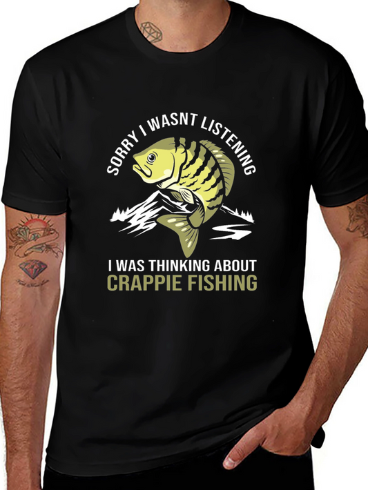 Crappie Fishing T-Shirt - Funny Angler Tee