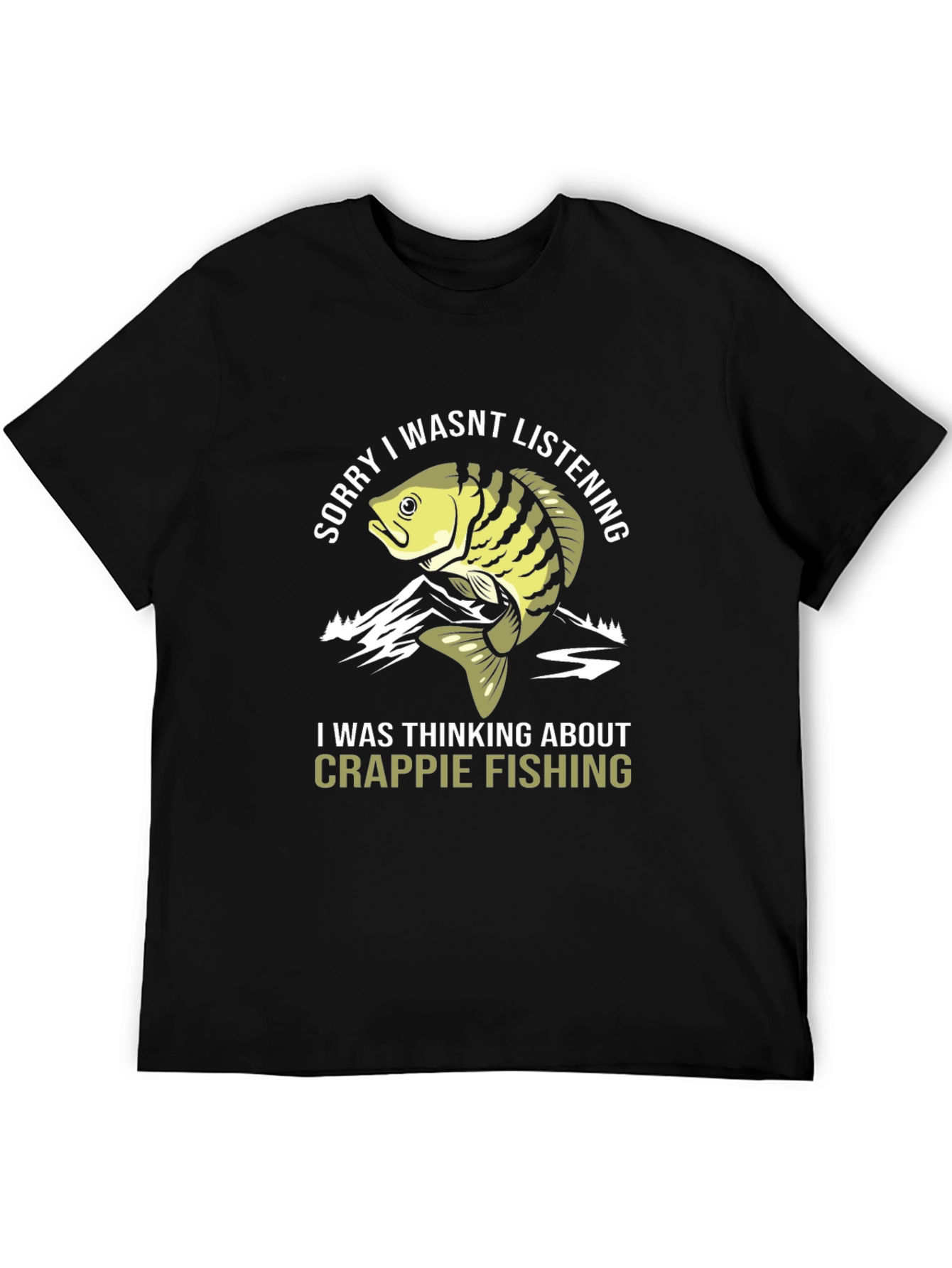Crappie Fishing T-Shirt - Funny Angler Tee