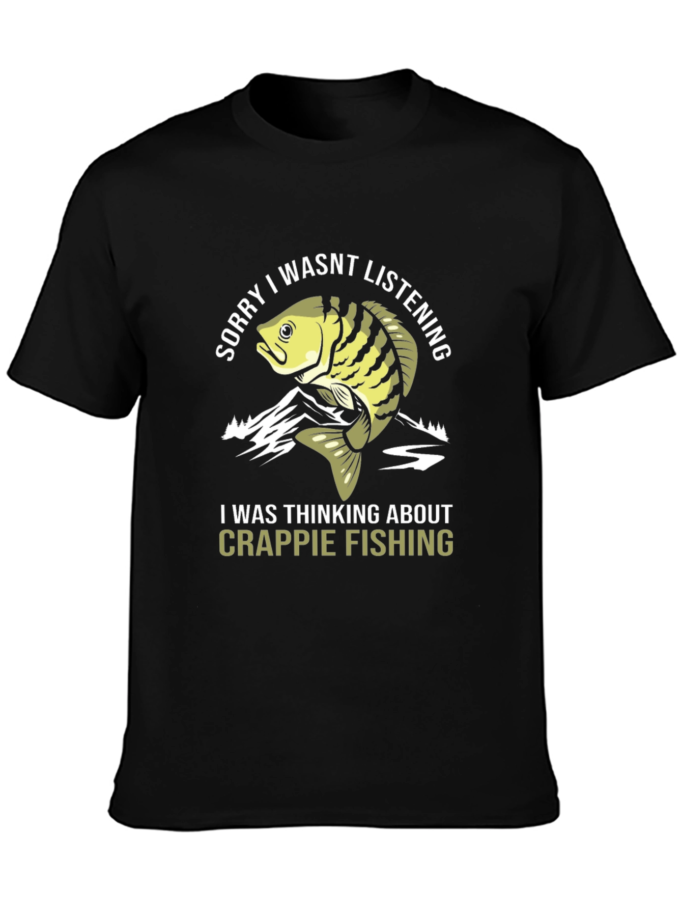 Crappie Fishing T-Shirt - Funny Angler Tee