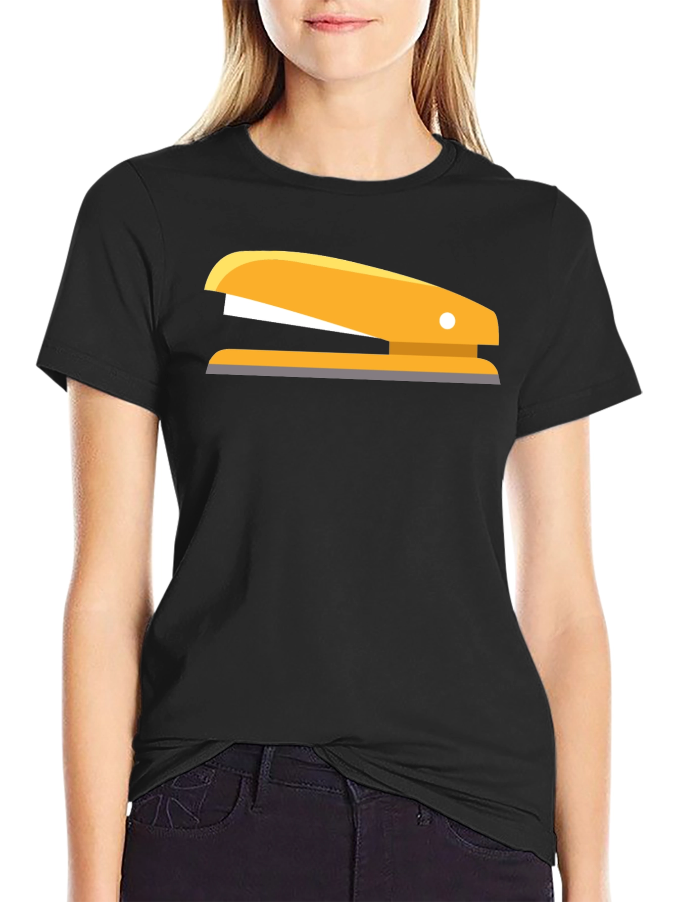 Stapler Graphic Tee - Black T-Shirt