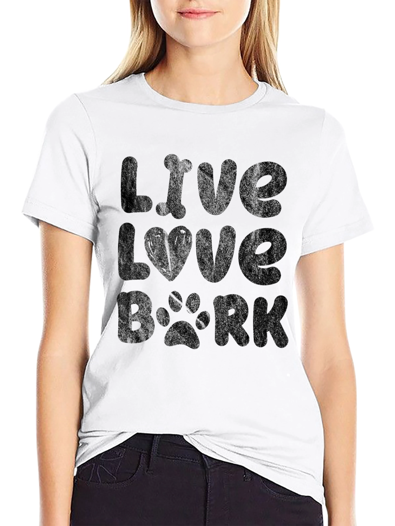 Live Love Bark T-Shirt - Dog Lover Tee