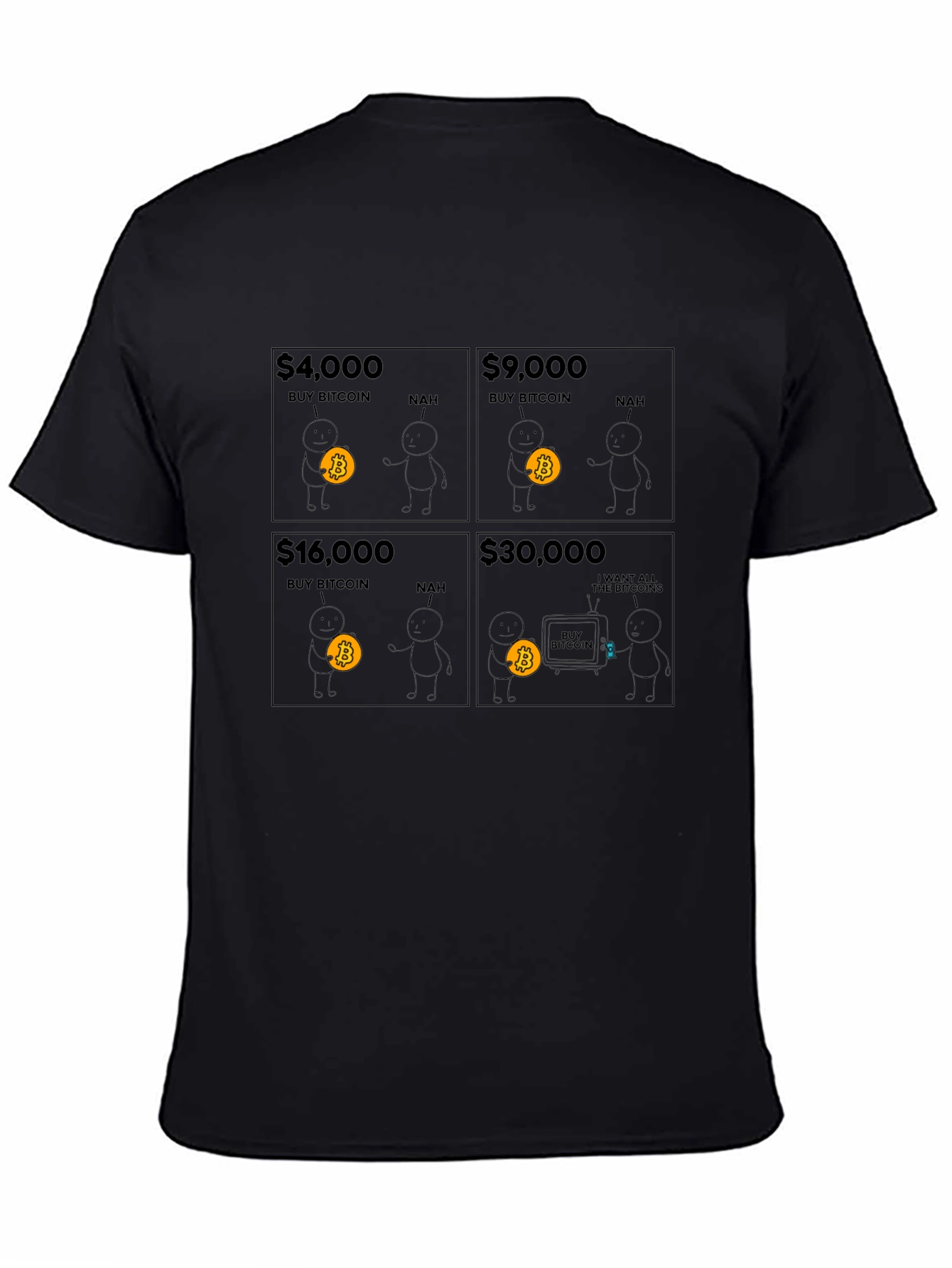 Bitcoin Evolution Graphic T-Shirt - Crypto HODL Tee
