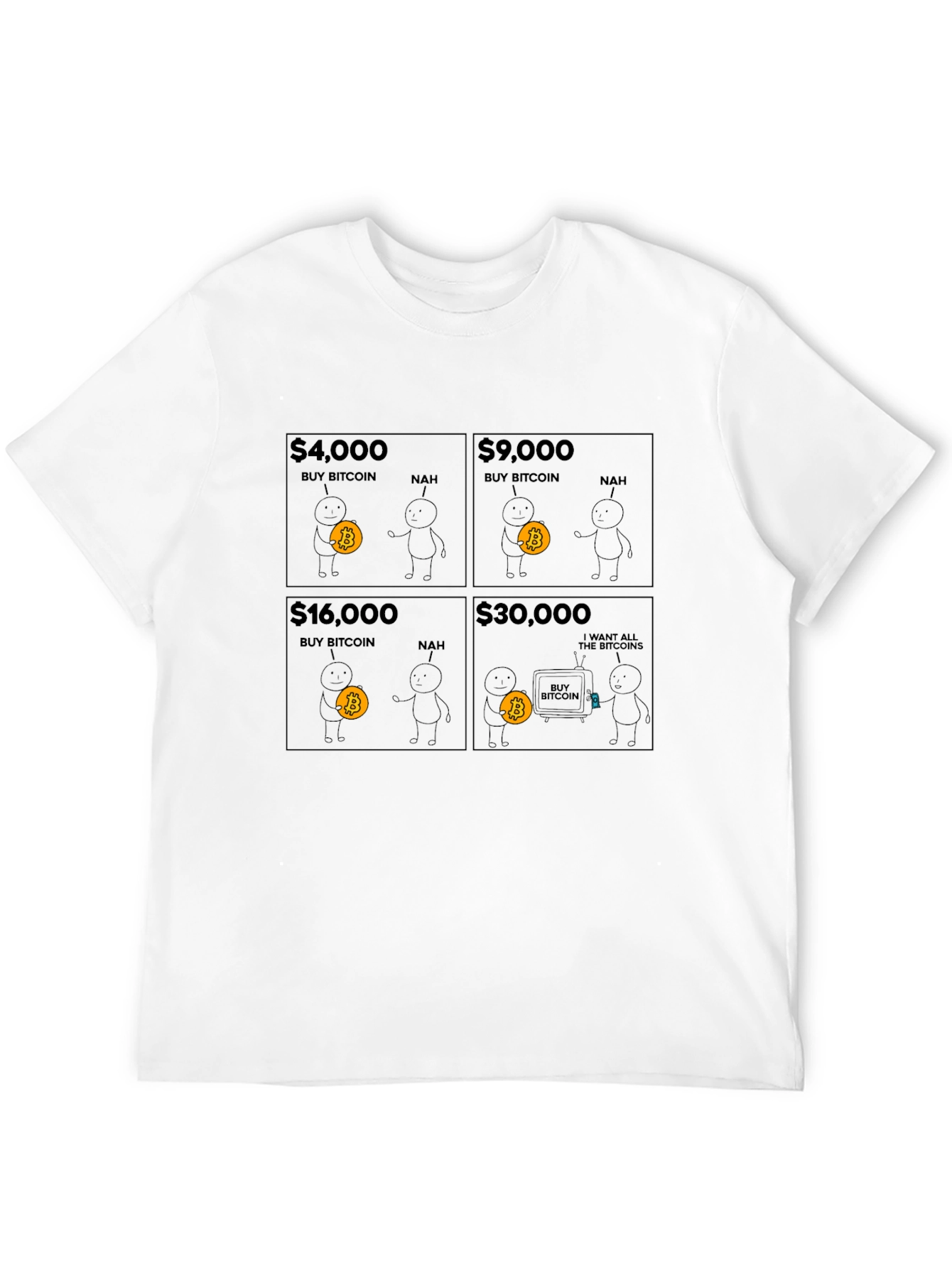 Bitcoin Evolution Graphic T-Shirt - Crypto HODL Tee
