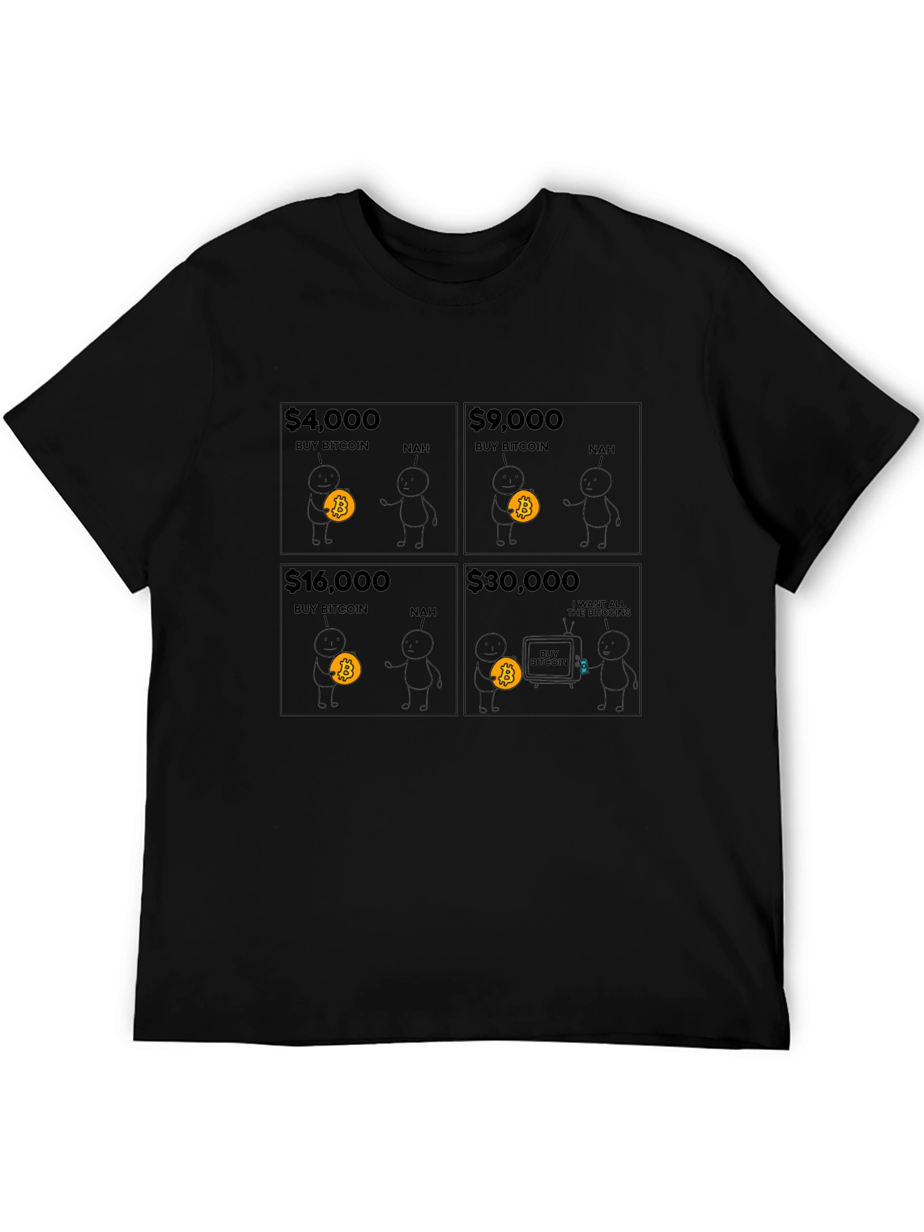Bitcoin Evolution Graphic T-Shirt - Crypto HODL Tee